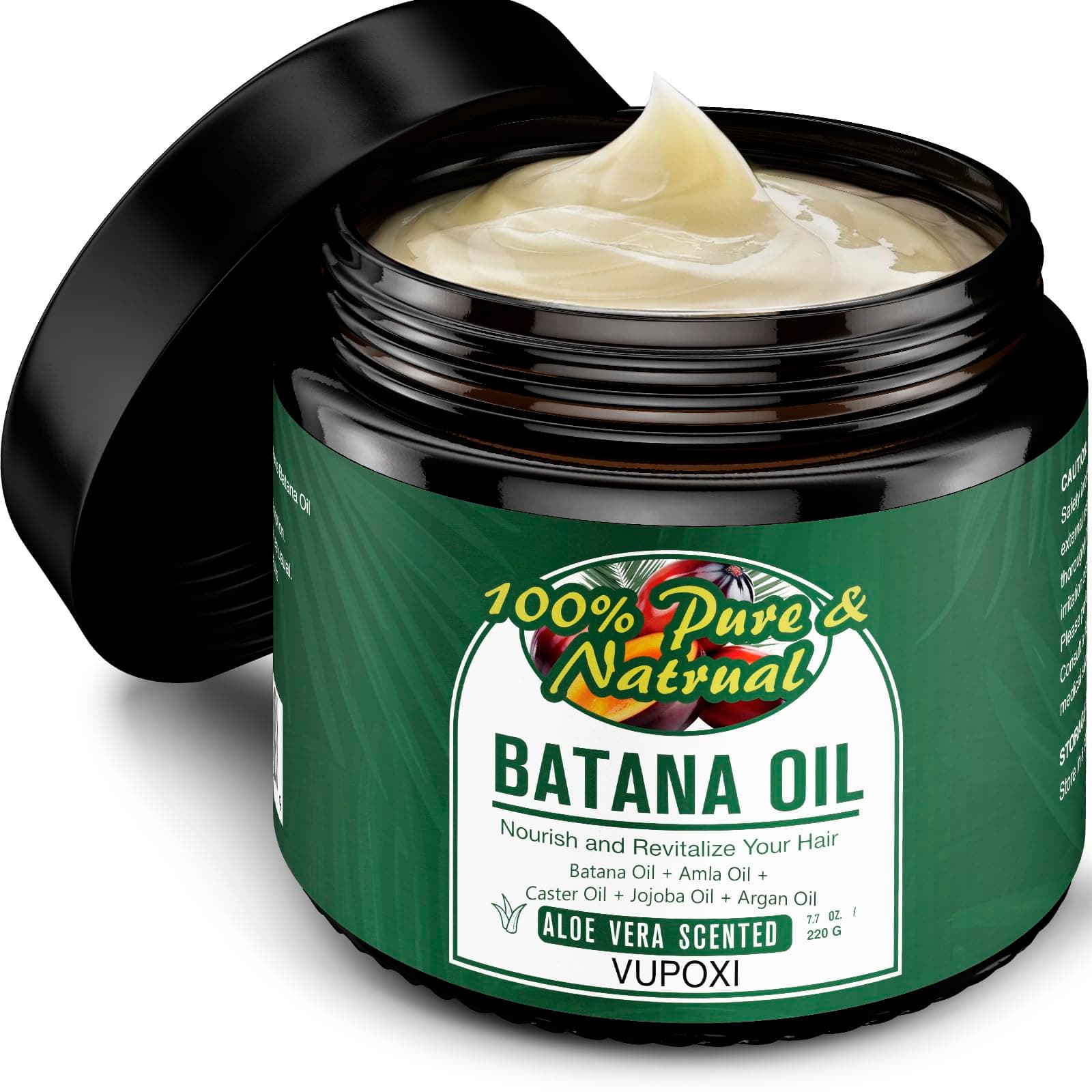 Batana Oil for Hair Growth, 5-In-1 Liquid Batana Oil with Amla,Jojoba,Argan and Castor seed - 180ml/6.3 fl.oz