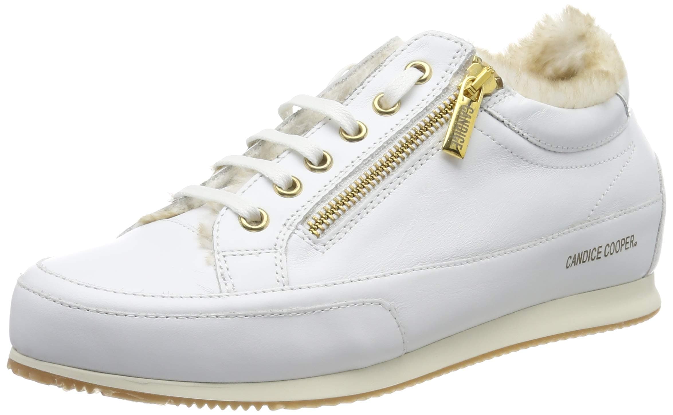 Candice Cooper Women's Rock Deluxe Zip Derbys, White