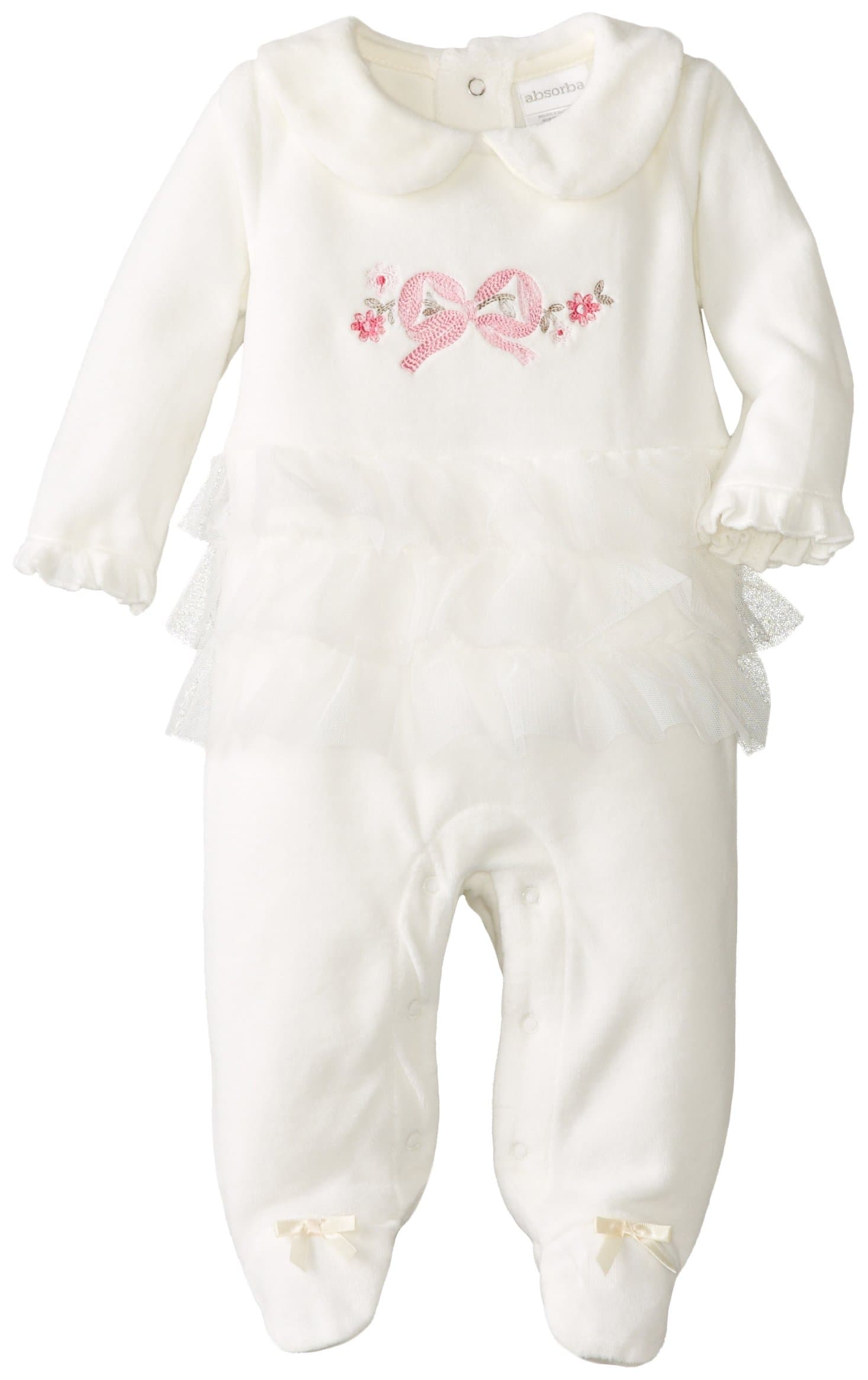 ABSORBA Baby-Girls Newborn G Velour Tutu Legging Set