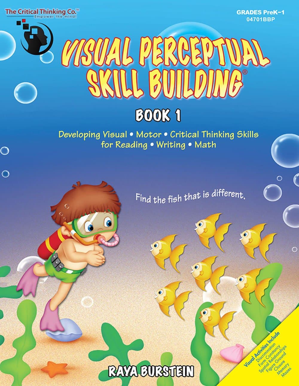 Visual Perceptual Skill Building Book 1 Workbook - Developing Visual, Motor, & Critical Thinking Skills for Reading, Writing, & Math (Grades PreK-1) Paperback – January 1, 1998