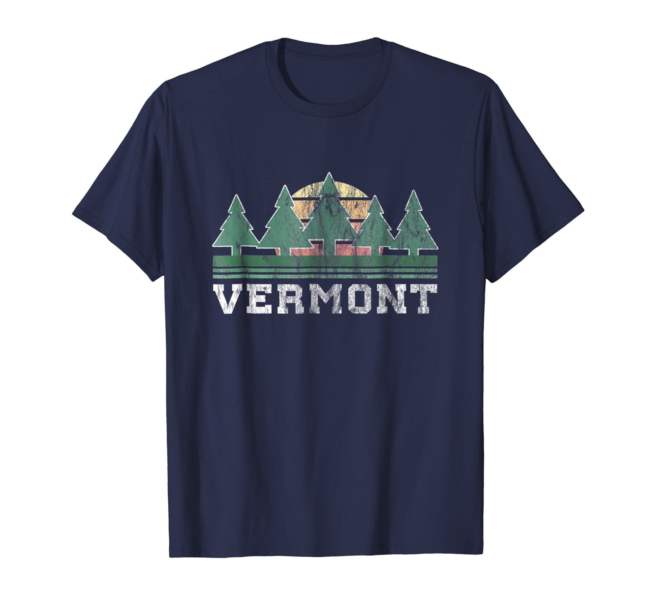 Retro Vintage Vermont T-Shirts TeeVermont T-Shirt Retro Vintage Shirt Gift Men Women Kids T-ShirtOEKO-TEX STANDARD 100