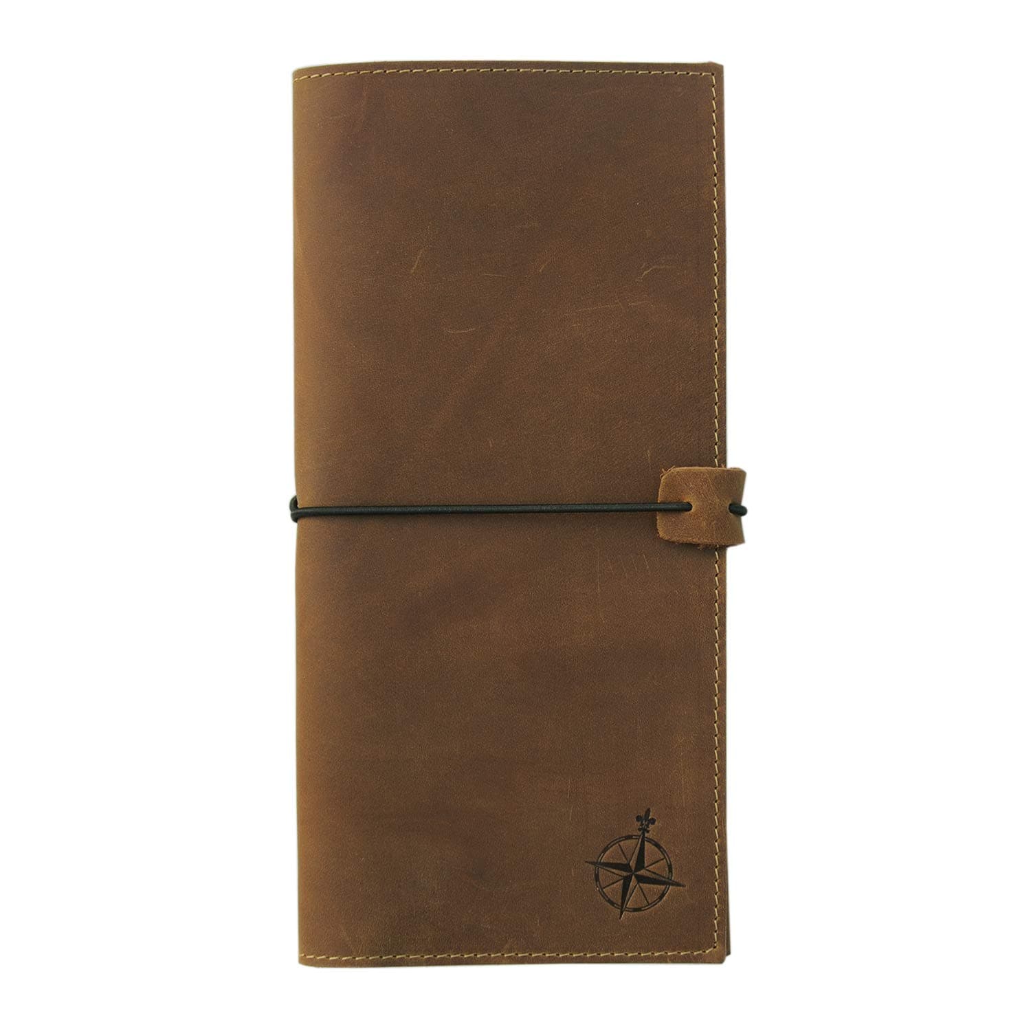 Genuine Leather Passport Wallet - 4.25 x 9 - Large Leather Passport Holder for Travel - Folding Leather Travel Wallet Case with RFID Blocking, Travel Organizer for Men and Women