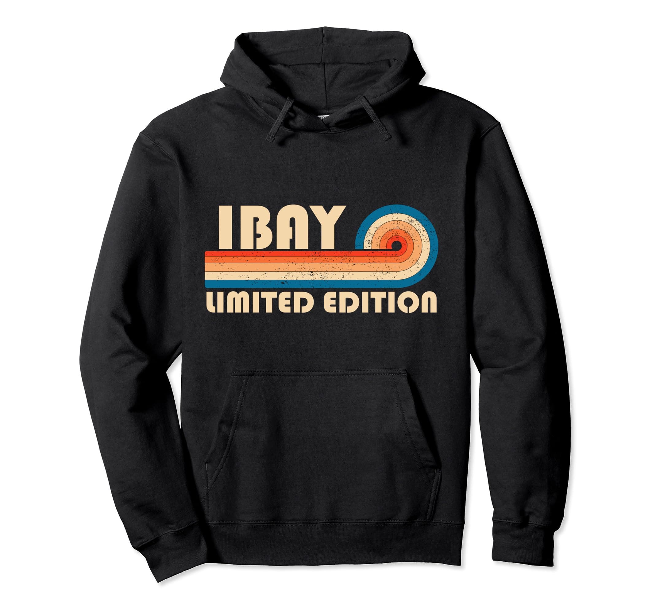 IBAY Surname Retro Vintage 80s 90s Birthday Reunion Pullover Hoodie