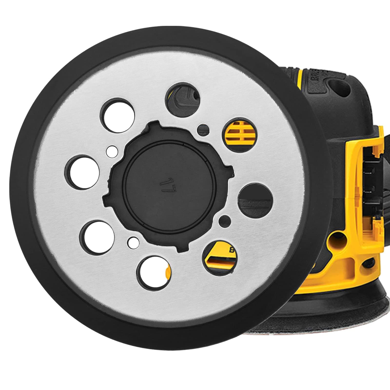 5-Inch Hook and Loop Random Orbit Sander Replacement Pad,Metal Backing Sanding Pad for DWE64233 & N329079, Fit for DWE6421,DWE6421K,DWE6423,DWE6423K,DCW210