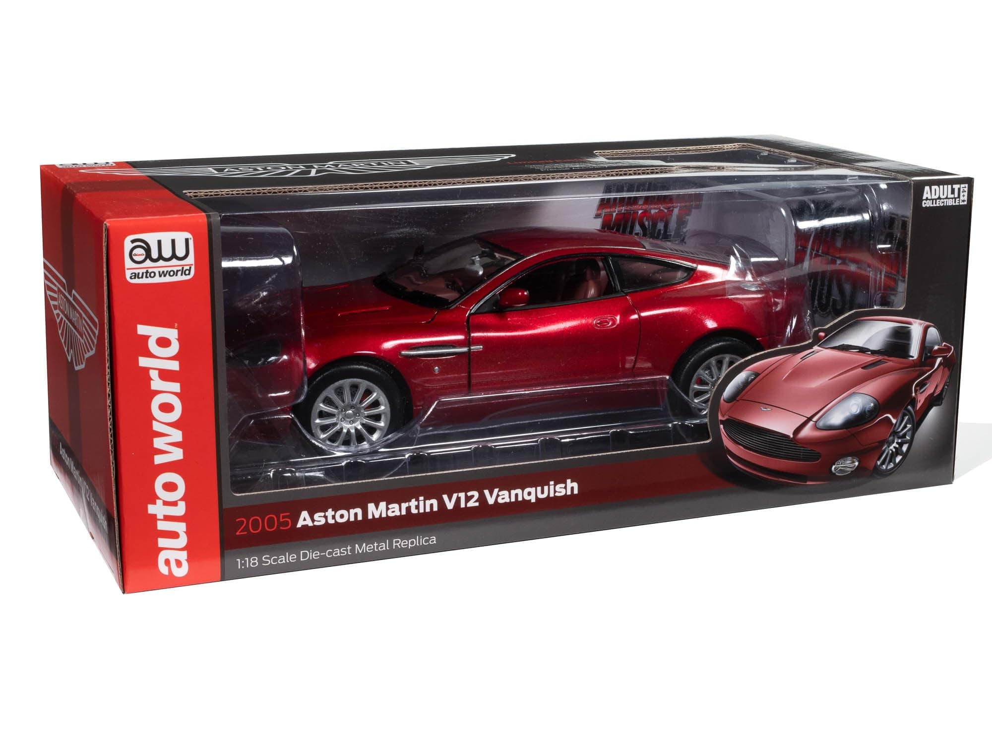 Auto World 2005 Aston Martin V12 Vanquish S 1:18 Scale Diecast Model