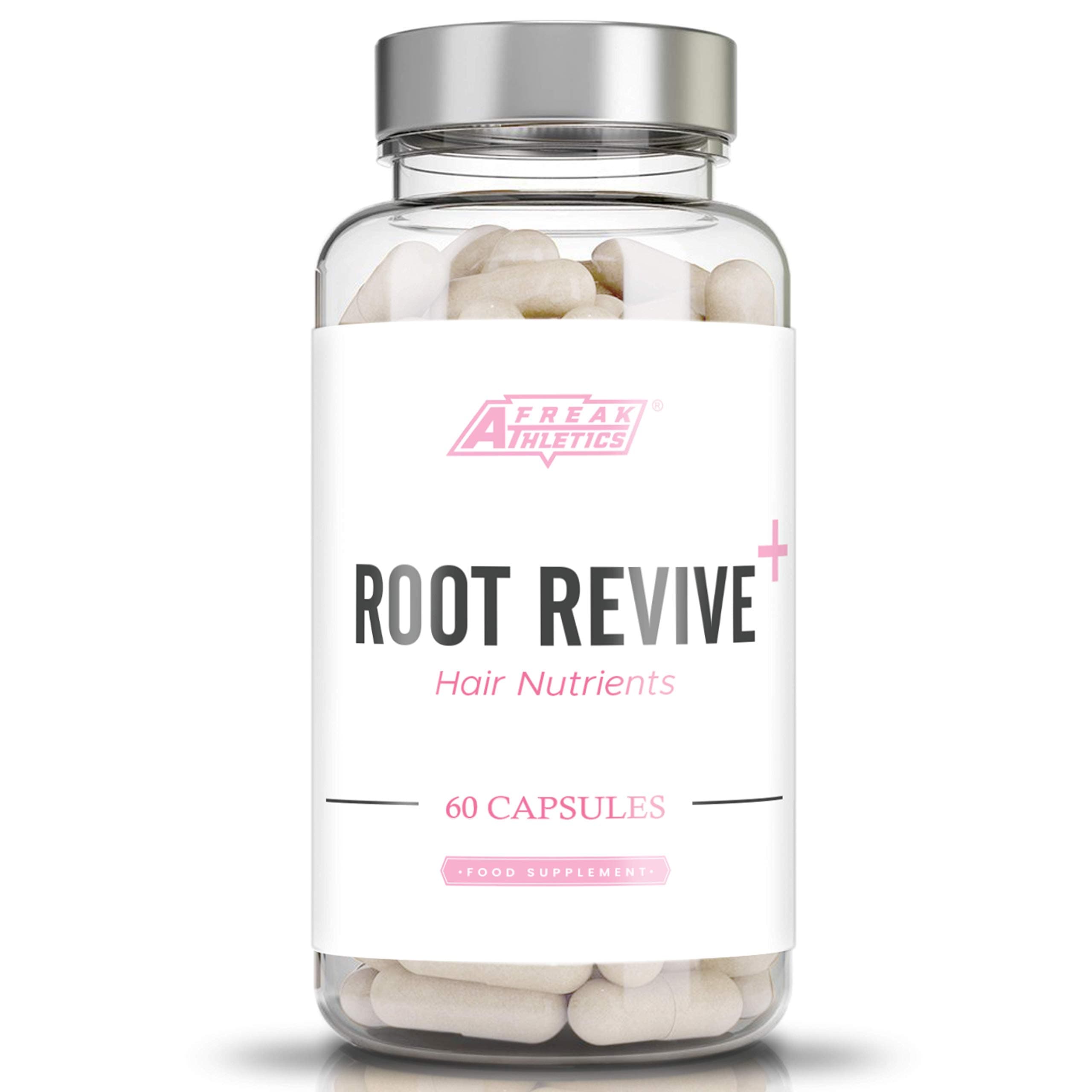 Root Revive+ Premium Hair Vitamins & Nutrients 60 Capsules - Hair Growth Vitamins Supplement with Collagen, Biotin & Vitamins UK Made