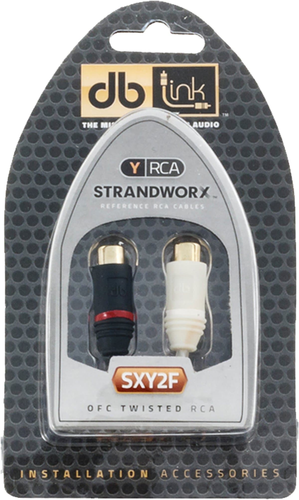 Strandworx SXY2F 2-Female to 1-Male RCA Y-Adaptor