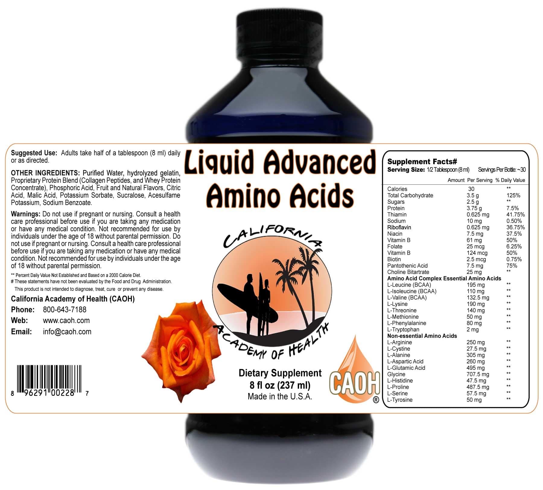 Liquid Advanced Amino Acids 8 oz from CAOH