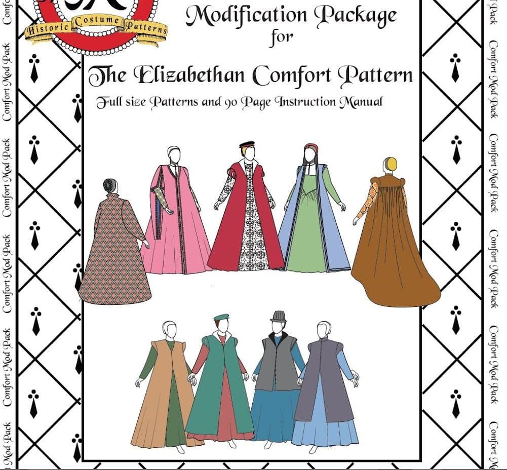 MA011 - The Elizabethan Comfort Modification Package Pattern by Margo Anderson