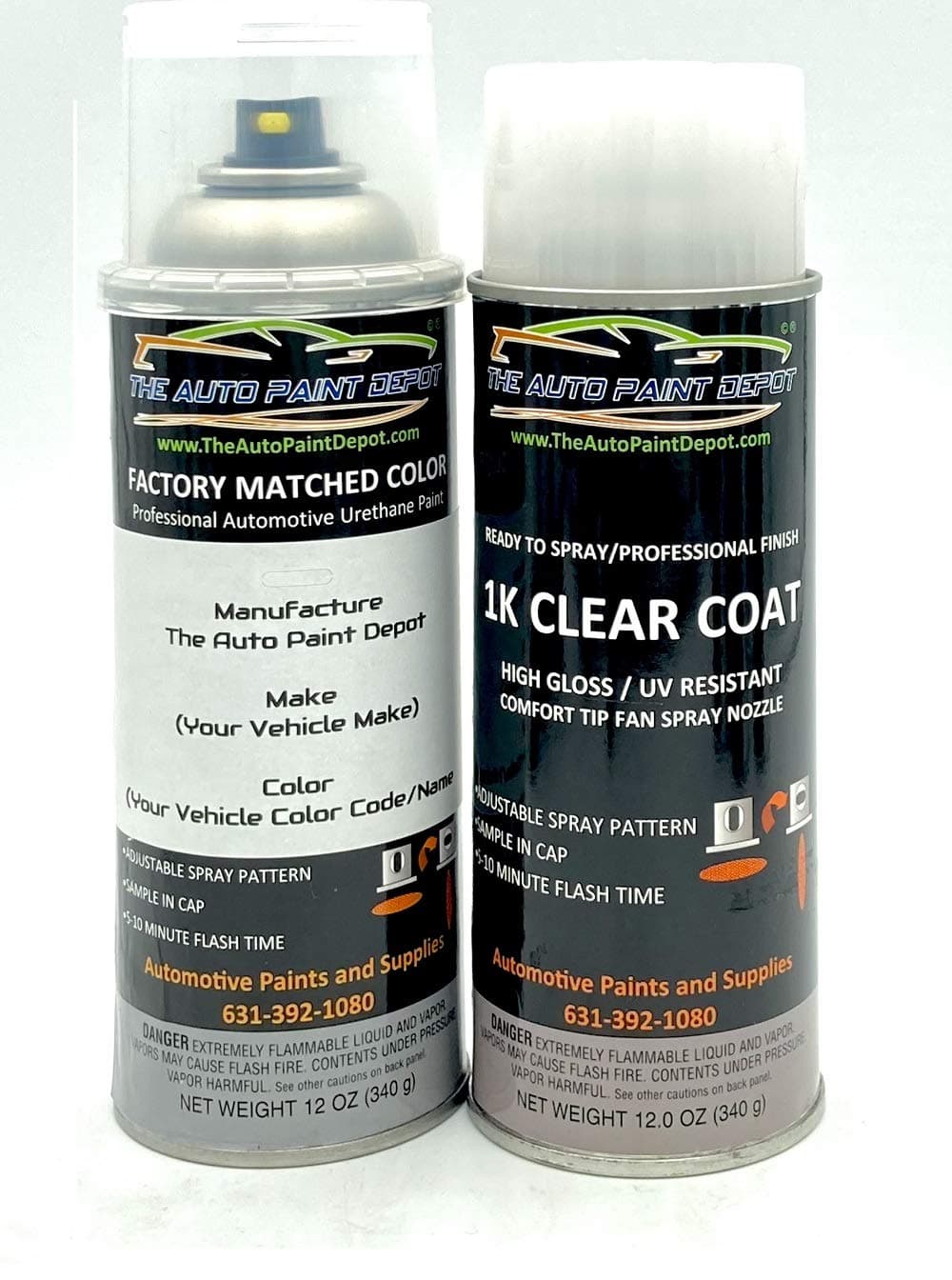 Auto Paint Depot Touch Up Paint for Acura CL, EL, Integra-Solaris Silver Metallic NH536M (All Years) 13.5oz Aerosol Spray with Clear Coat