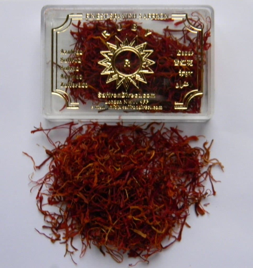 Ruby Brand Pure Finest Spanish Saffron Sealed 1 Gram 1g - Category 1 Saffron