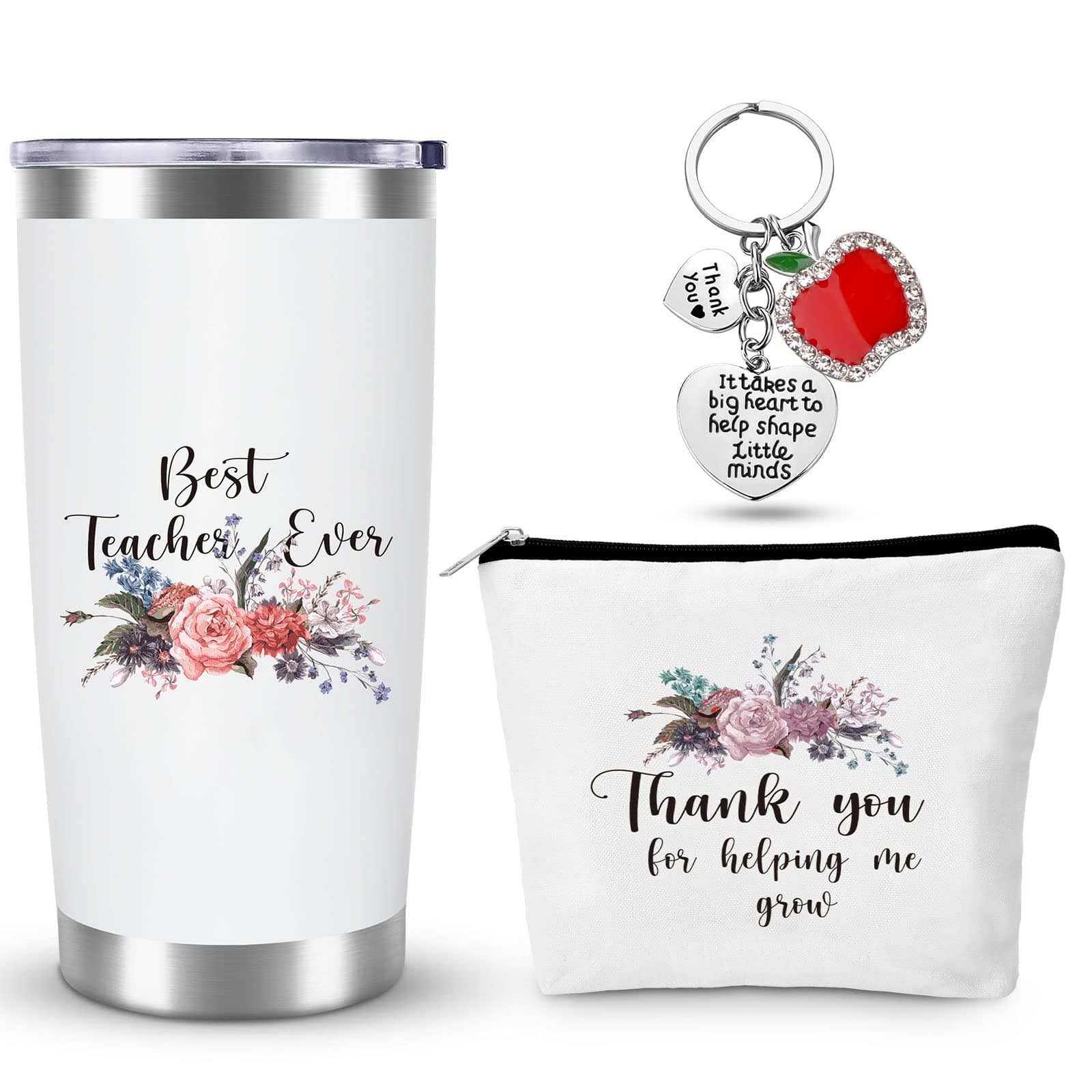 Teacher Appreciation Gifts, Teacher Gifts for Women, Teacher Birthday Thank You Gifts, Best Teacher Gifts, White, One size