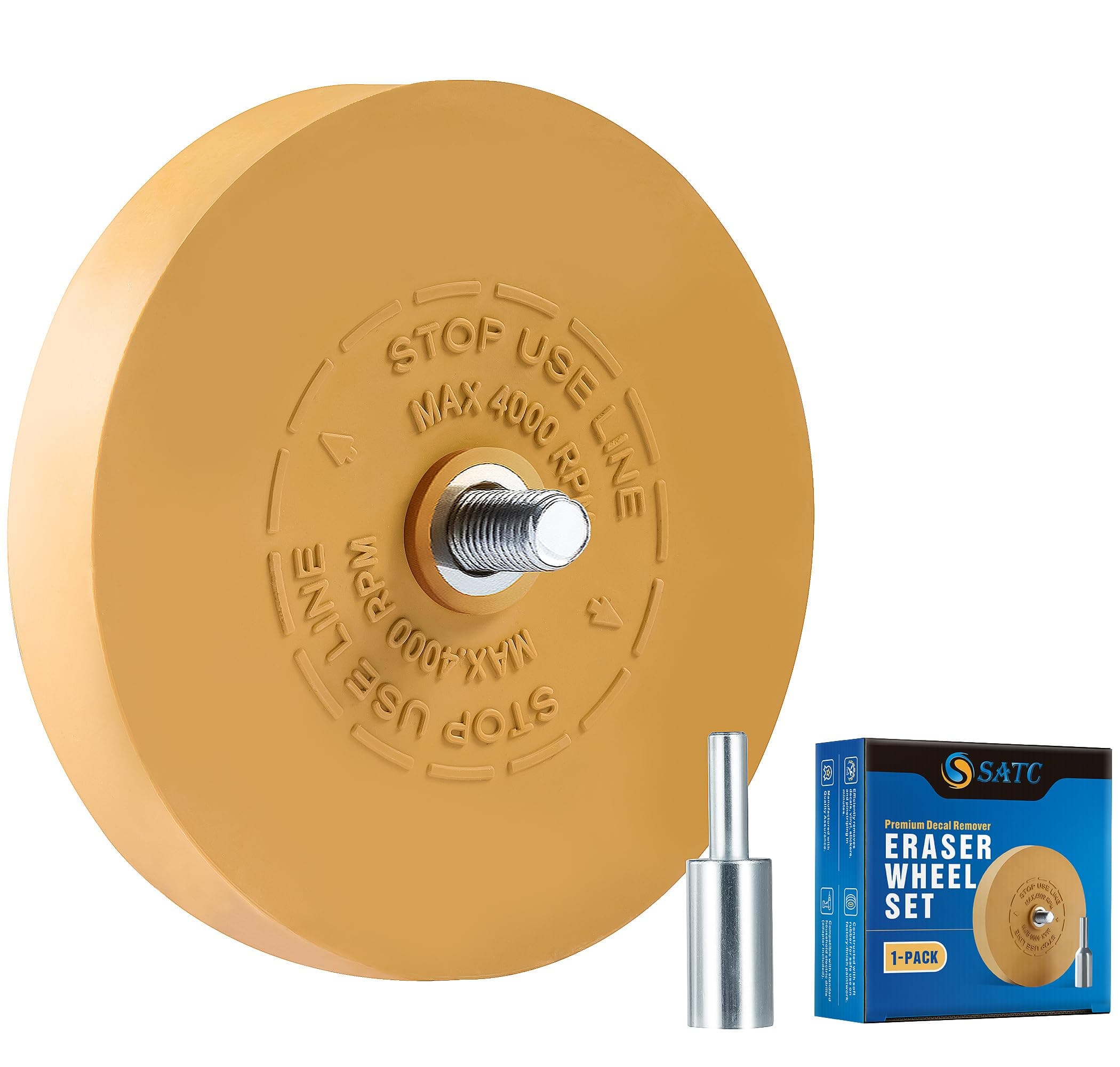 Decal Remover Eraser Wheel 4 Inch Car Rubber Wheel