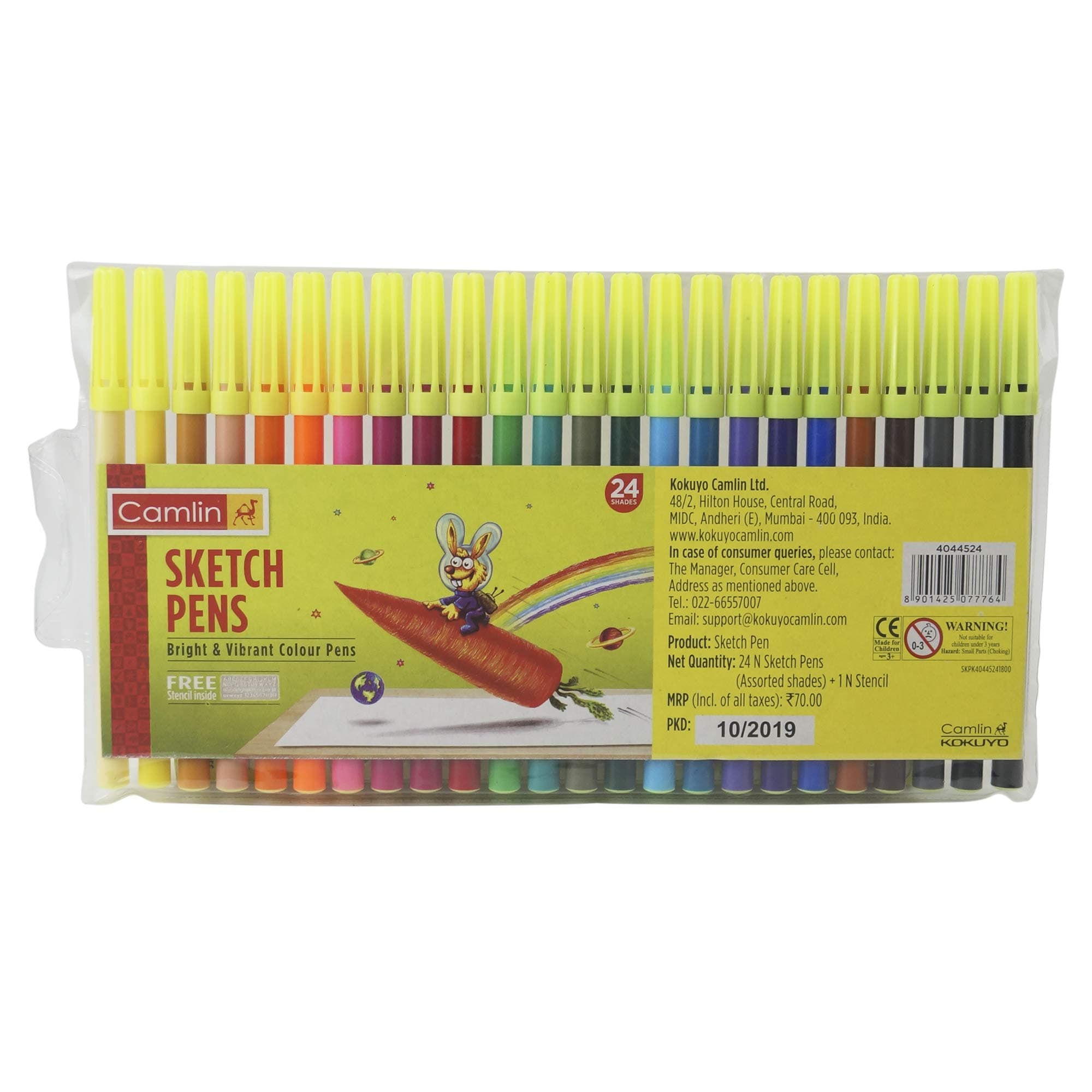 CamelSketch Pens 24 Shades (Multicolor)