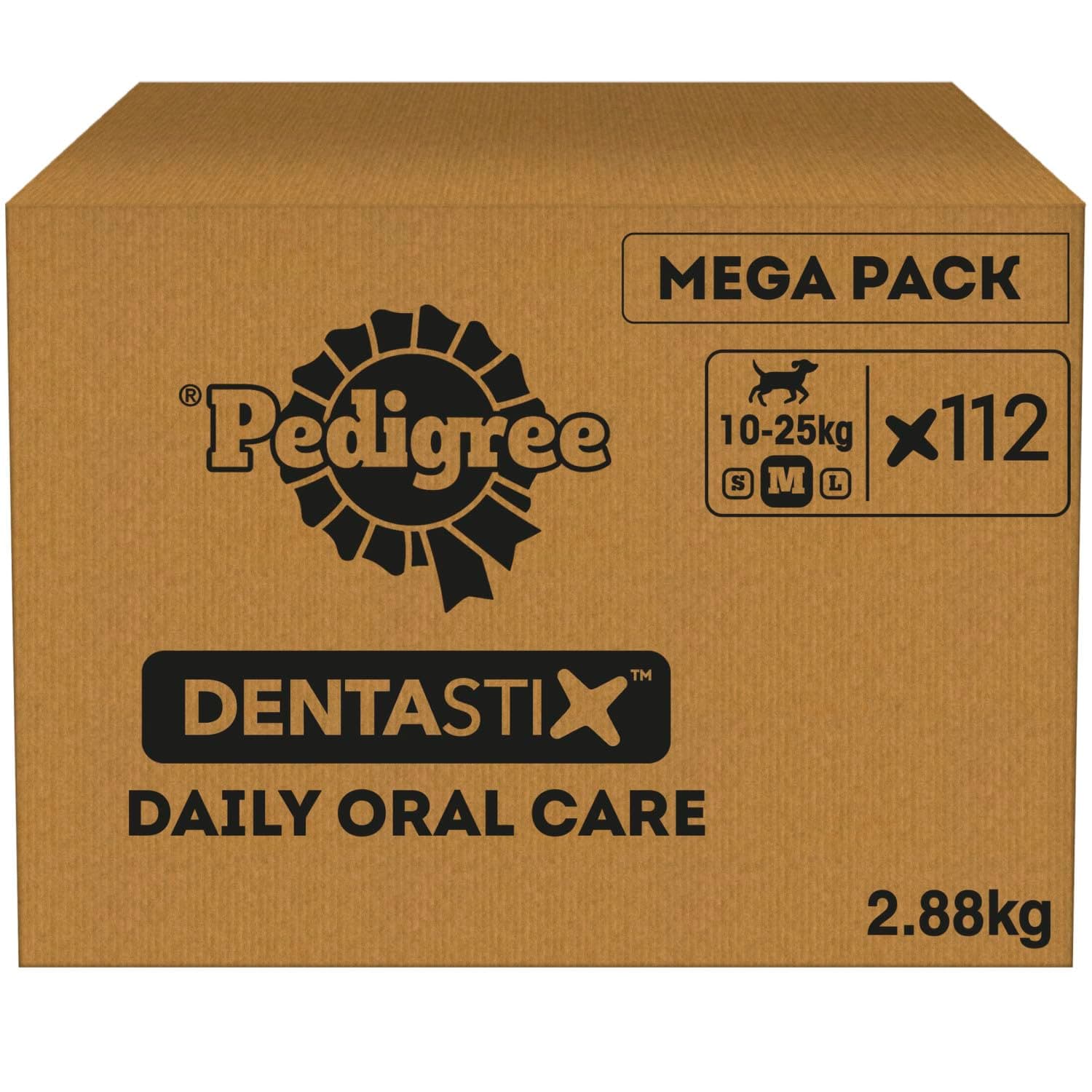 DentaStix - Daily Dental Chews For Medium Dogs (10-25 kg), 112 Sticks