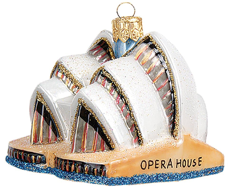 Sydney Opera House Australia Mini Polish Glass Christmas Ornament Decoration