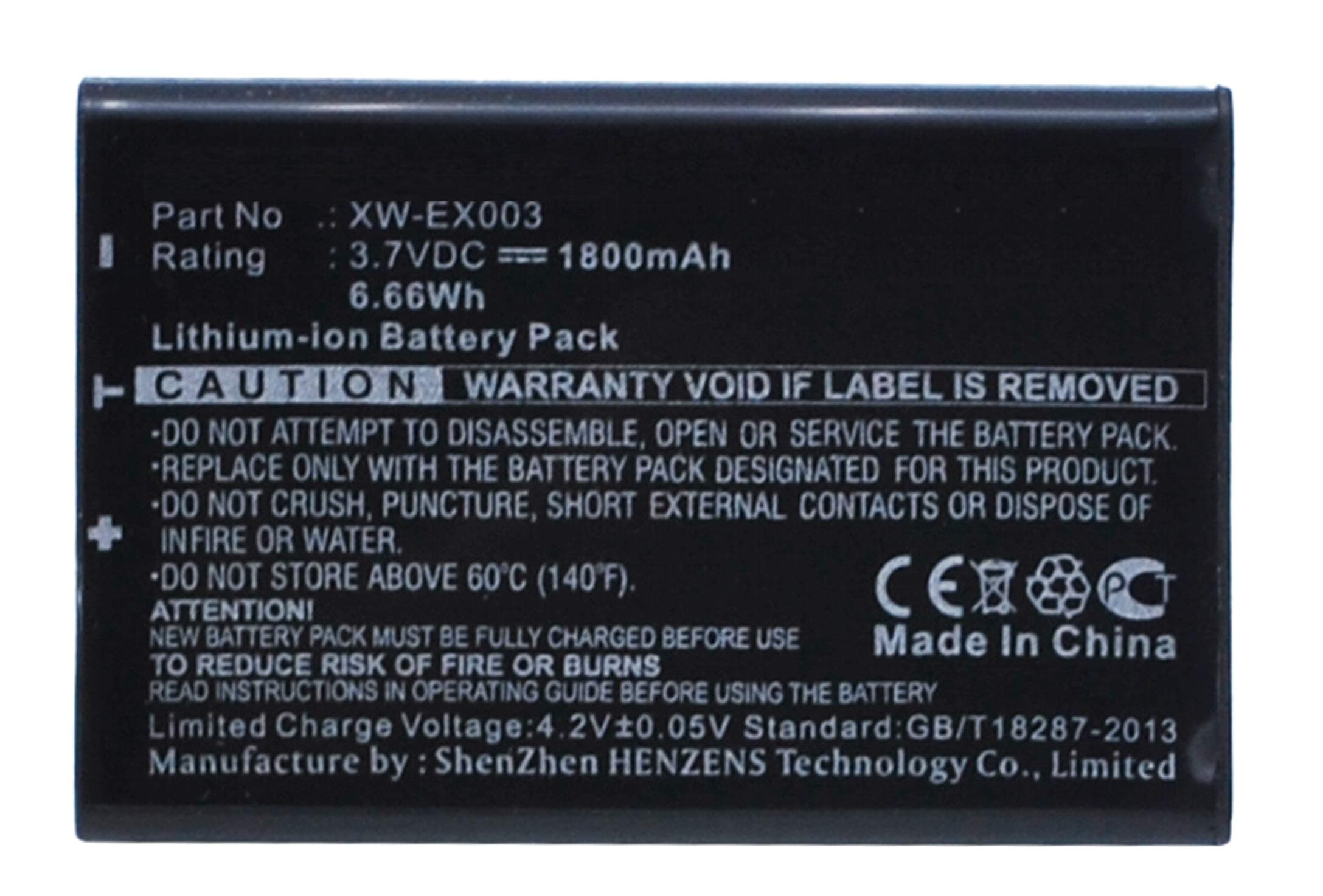 Synergy Digital Battery Compatible with EXFO XW-EX003 Replacement Battery - (Li-Ion, 3.7V, 1800 mAh)