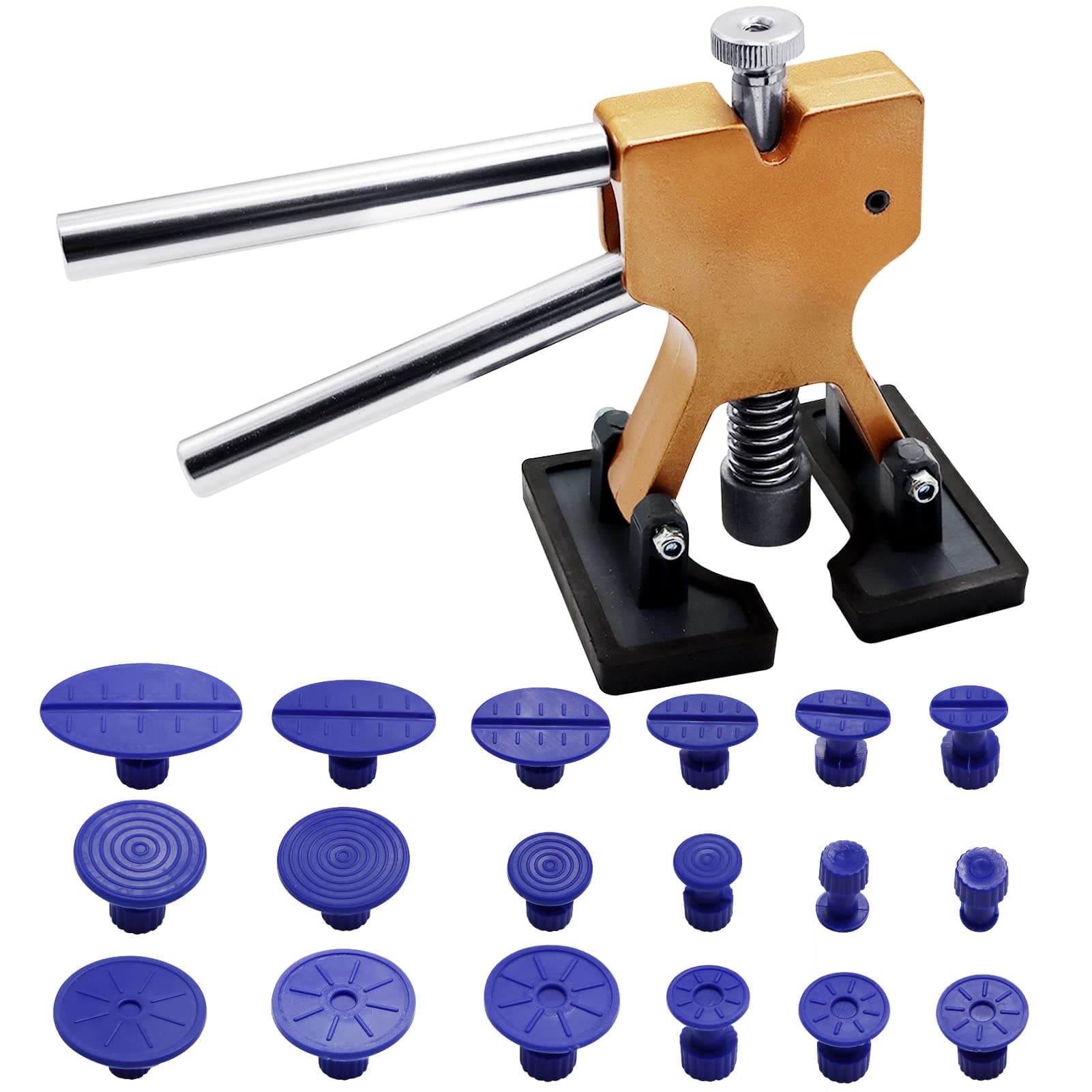 LONTOM Car Dent Repair Kit, Car Dent Puller, Paintless Dent Removal Kit, Car Dent Remover, Auto Body Dent Puller for Car Motorcycle Refrigerator, Dent Repair Lifter with 18 PCS Dent Suction Cups