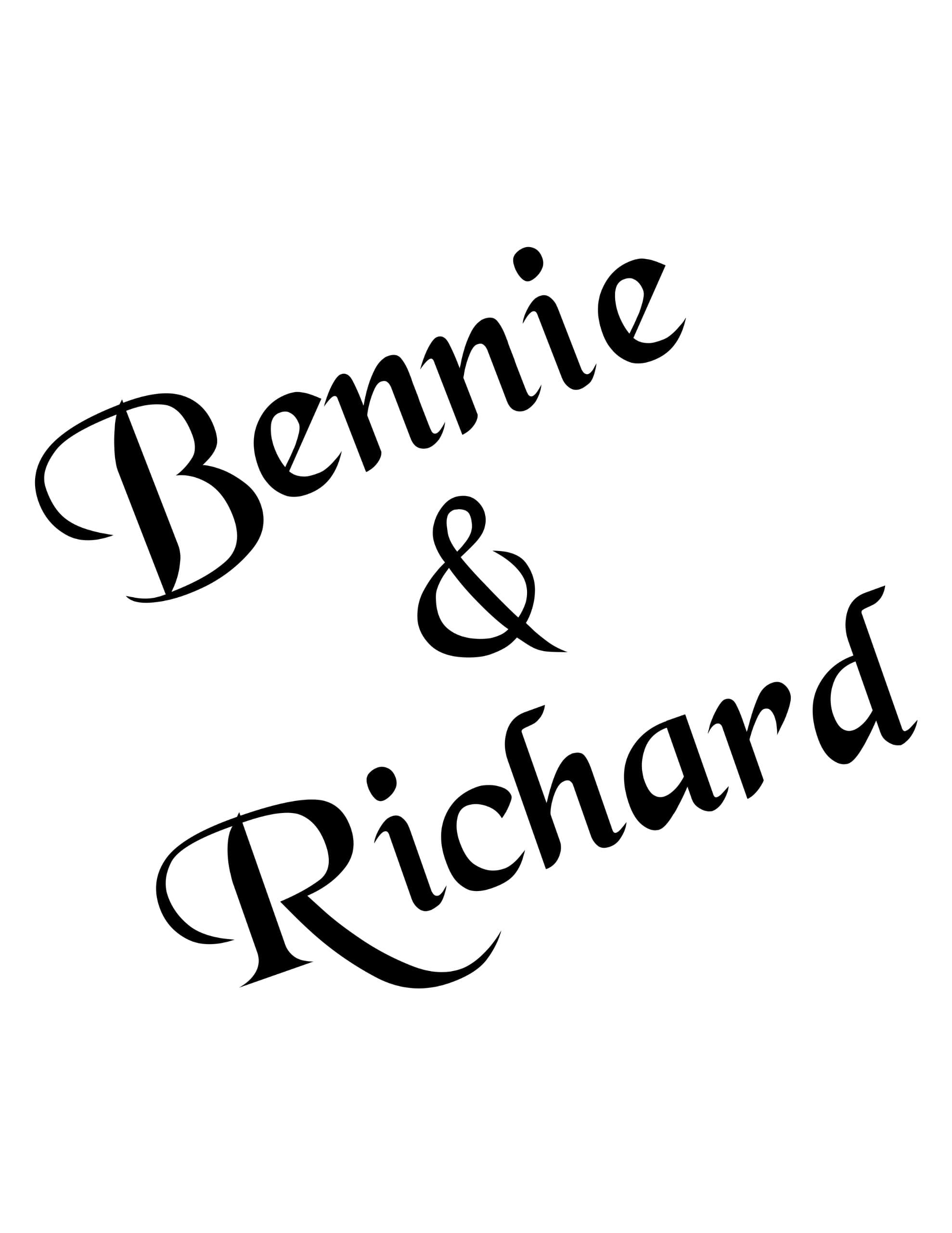 Personalized Couple Decal
