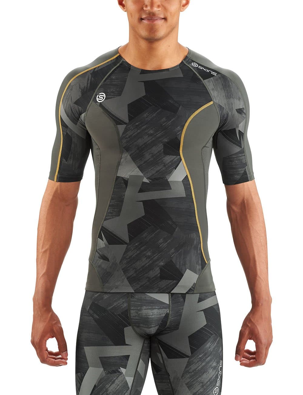 SKINS Mens DNAmic Men's Compression Short sleeve Top