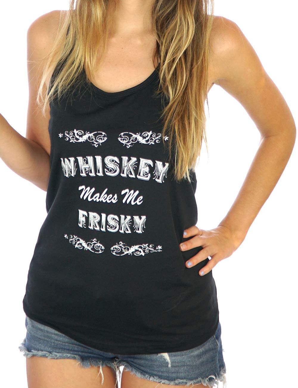 Whiskey Makes Me Frisky Women's Tank Top