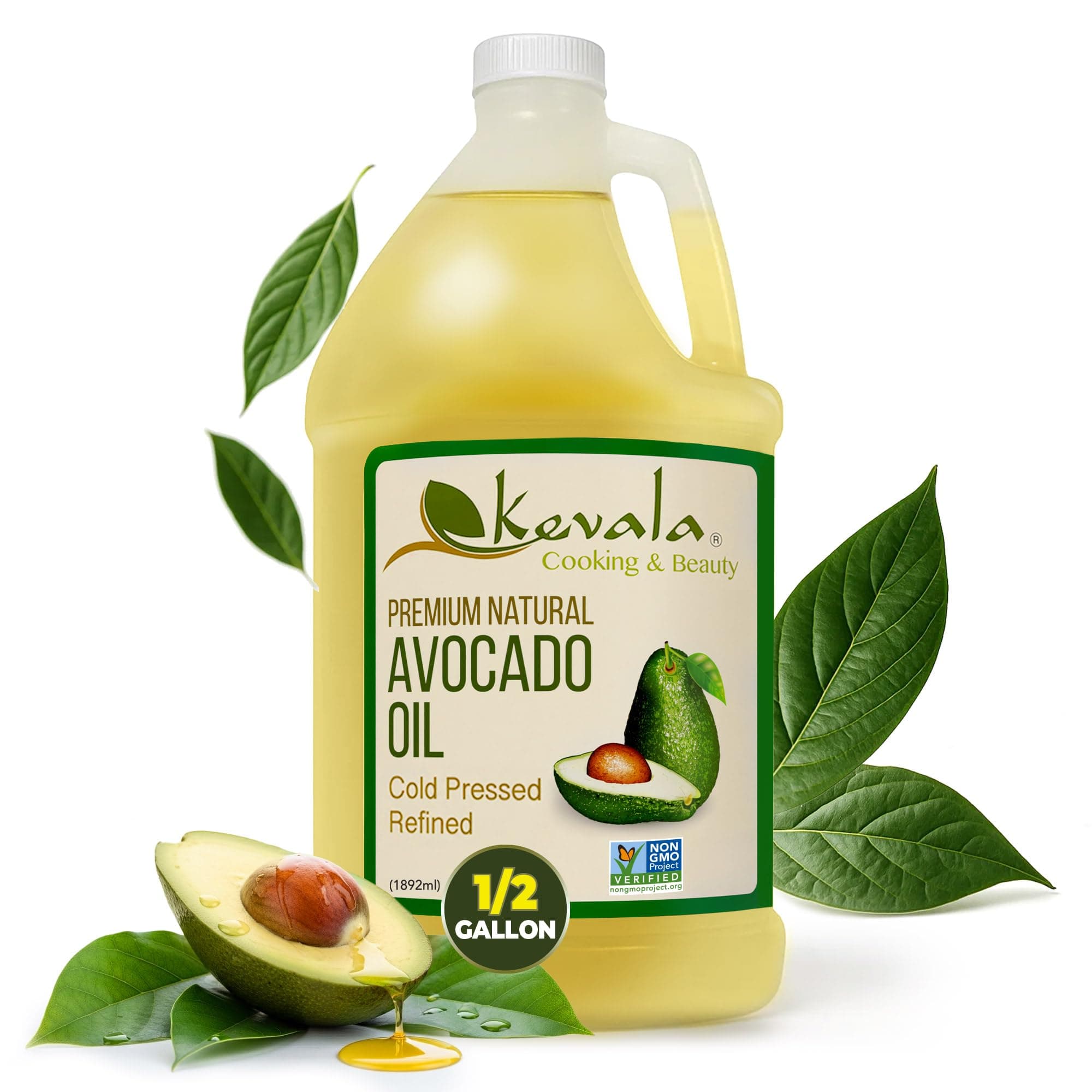 Kevala - Natural Avocado Oil 64 Fl. Oz.