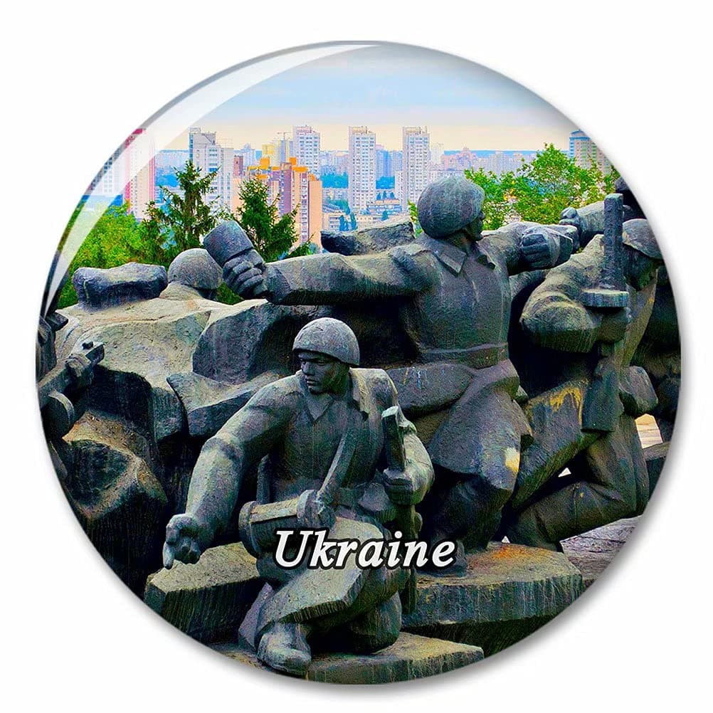 Ukraine Fridge Magnet Decorative Magnet Bottle Opener Tourist City Travel Souvenir Collection Gift Strong Refrigerator Sticker