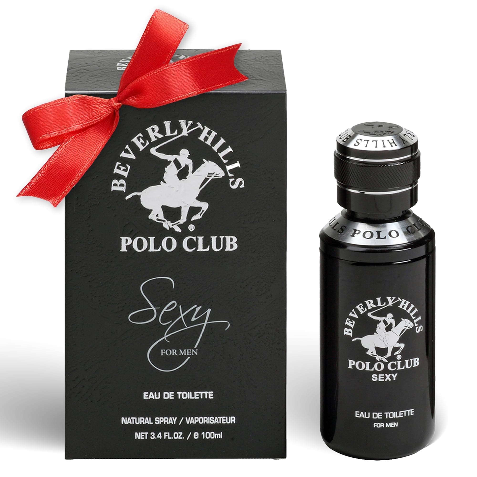 Beverly Hills Polo Club SEXY - Oriental, Woody Cologne for Men - Timeless, Fresh & Masculine Fragrance Scent - Eau De Toilette Spray 3.40fl.oz / 100ml