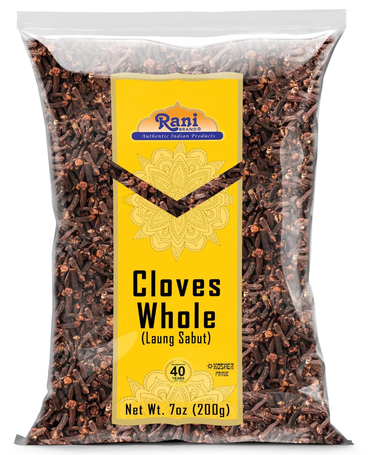 Rani Cloves Whole (Laung) 7oz (200g) Great for Food, Tea, Pomander Balls and Potpourri, Hand Selected, Spice ~ All Natural | NON-GMO | Kosher | Vegan | Gluten Friendly | Indian Origin