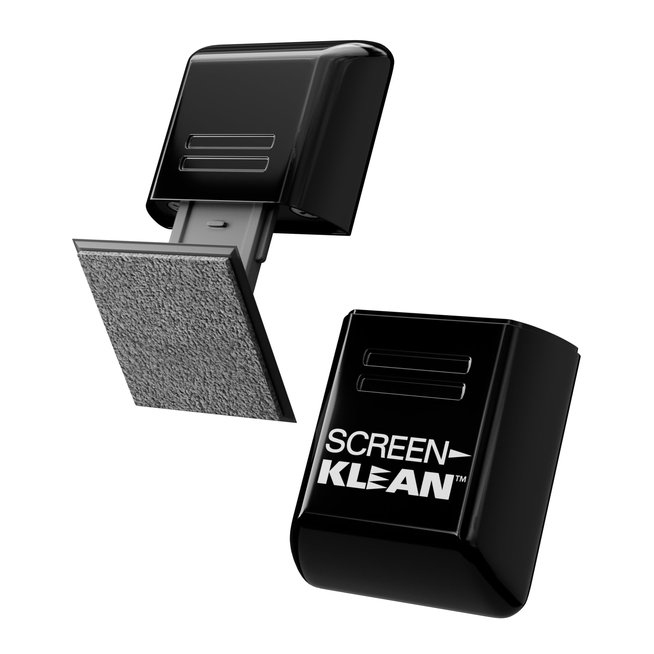 ScreenKlean Tablet Screen Cleaner - Compatible with iPad, Android & Amazon Tablet - with Carbon Microfiber Tech-Injected Black-1 Count (Pack of 1)
