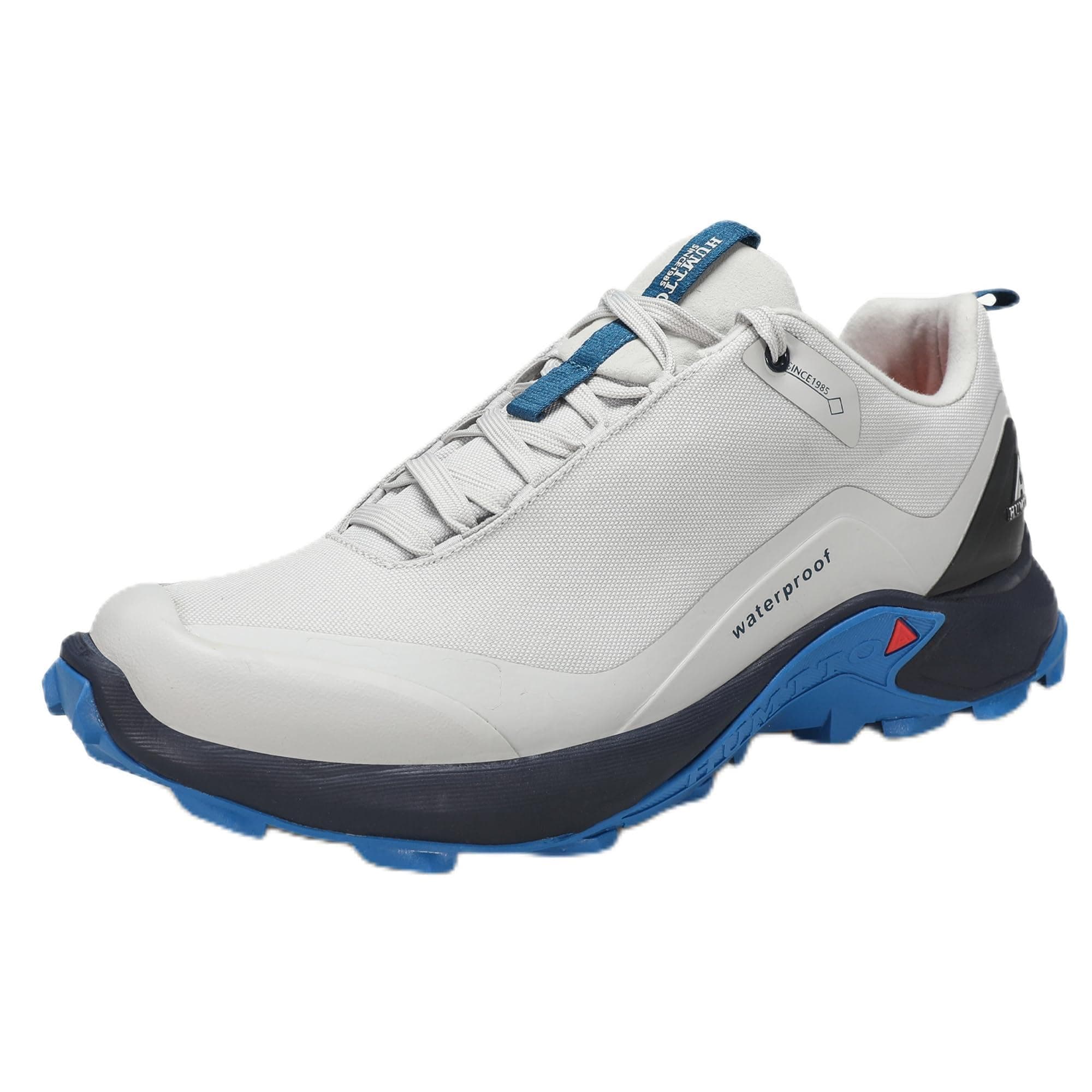 HUMTTO Men's All-Terrain Waterproof Hiking Shoes Lightweight Breathable Anti Slip Outdoor Trekking Trails Shoes