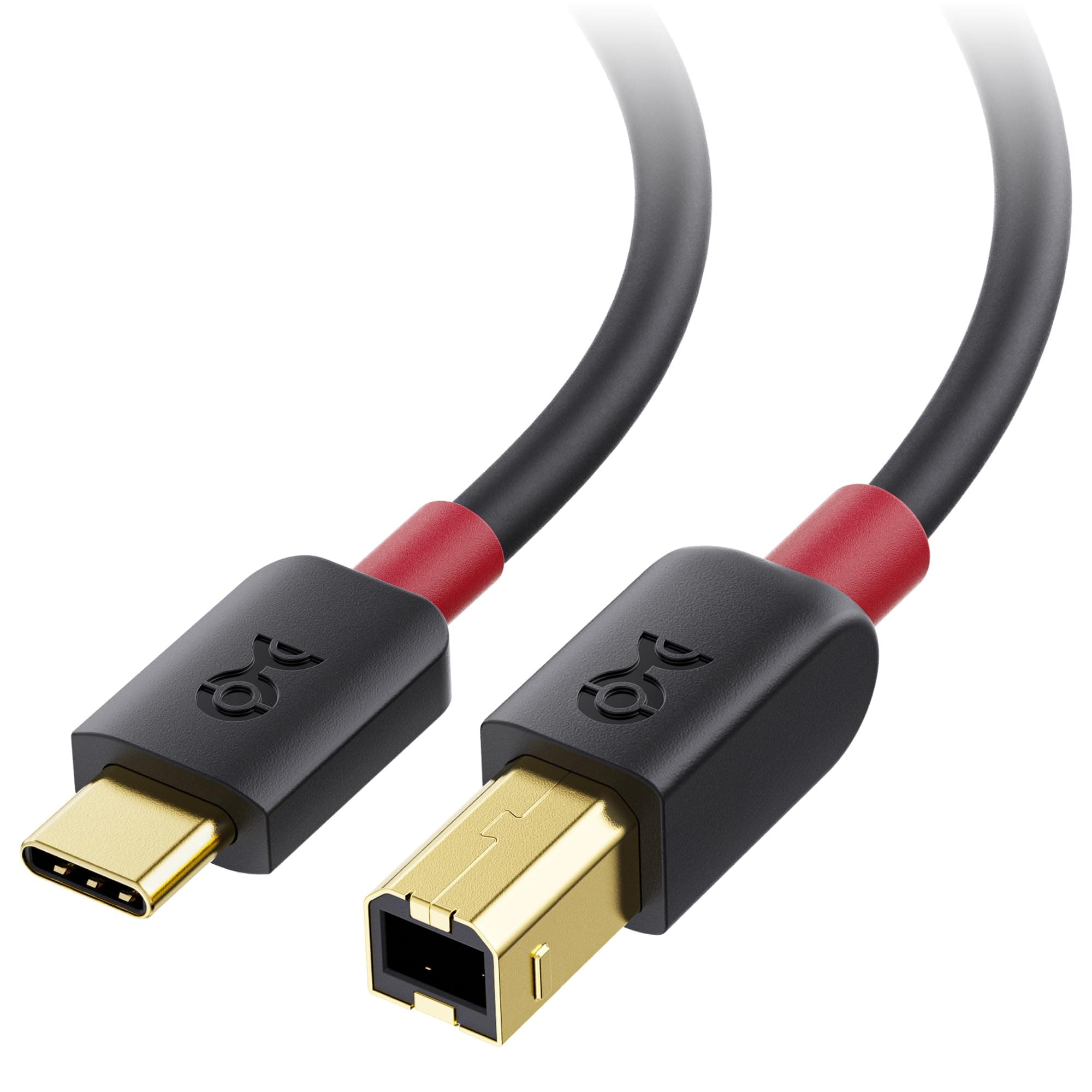 Cable MattersUSB Type C (USB-C) to Type B (USB-B) Cable in Black 13.1 Ft