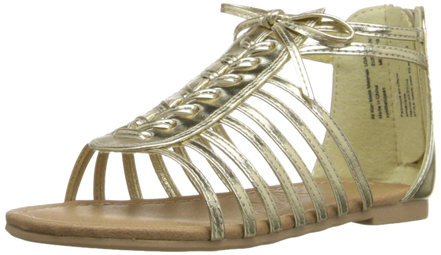 Miss Vogue Gigi Gladiator Sandal (Toddler)