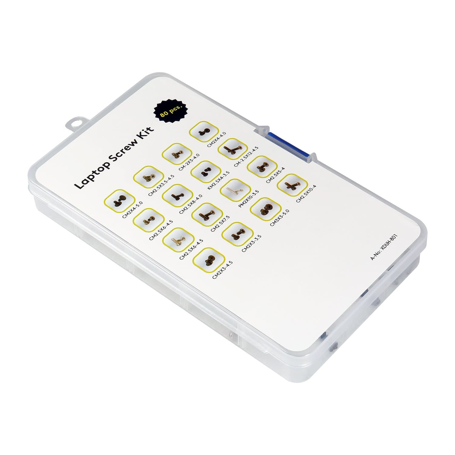 80Pcs Laptop Notebook Computer Screws Replacement Kit Set for HP IBM Dell Sony Acer Asus Lenovo Toshiba Gateway Samsung