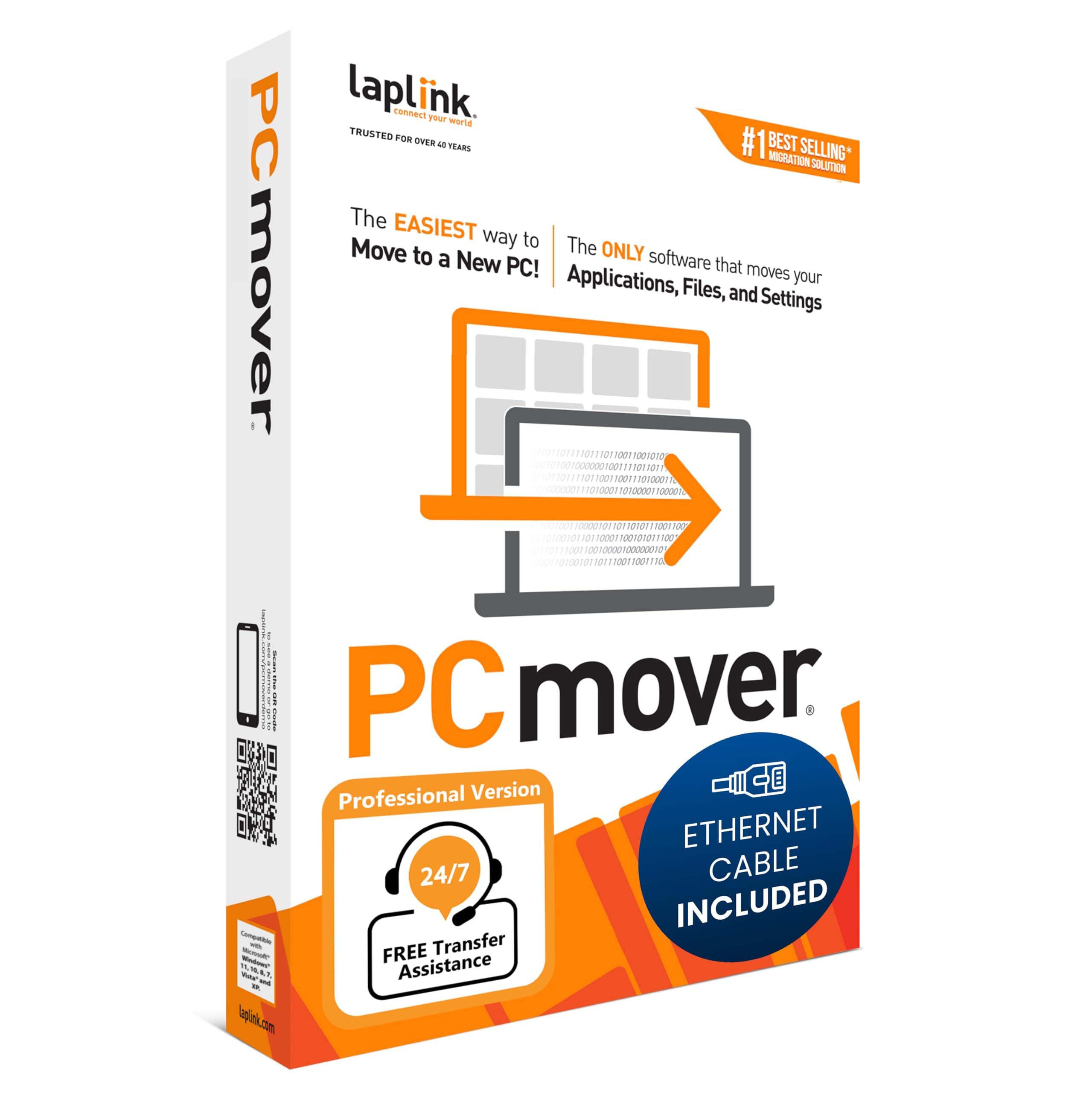 PCmover Professional 11, Ethernet Edition