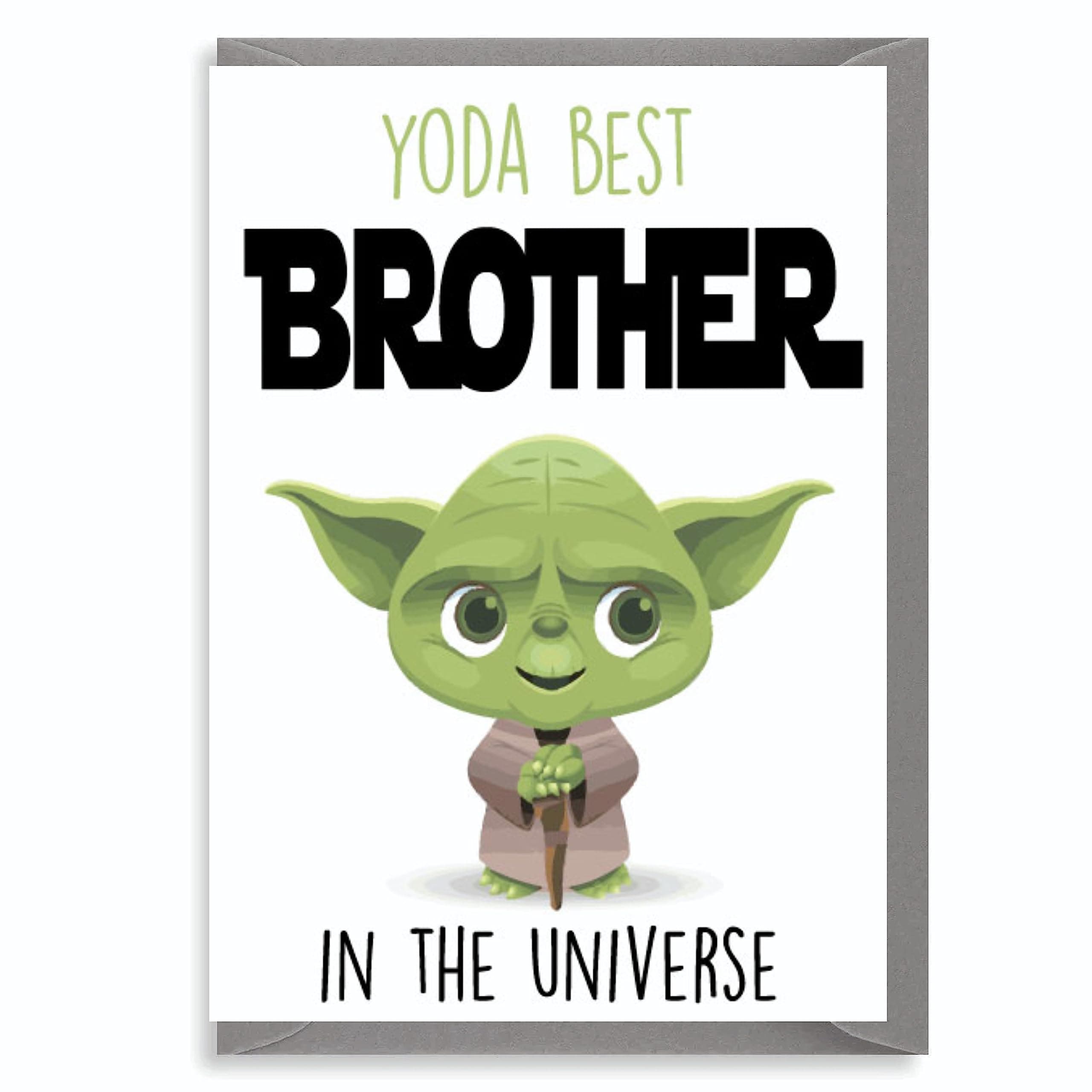 Cheeky Chops Cards YODA Best Brother Greeting Comedy Rude Funny Humour Birthday Star Wars C806
