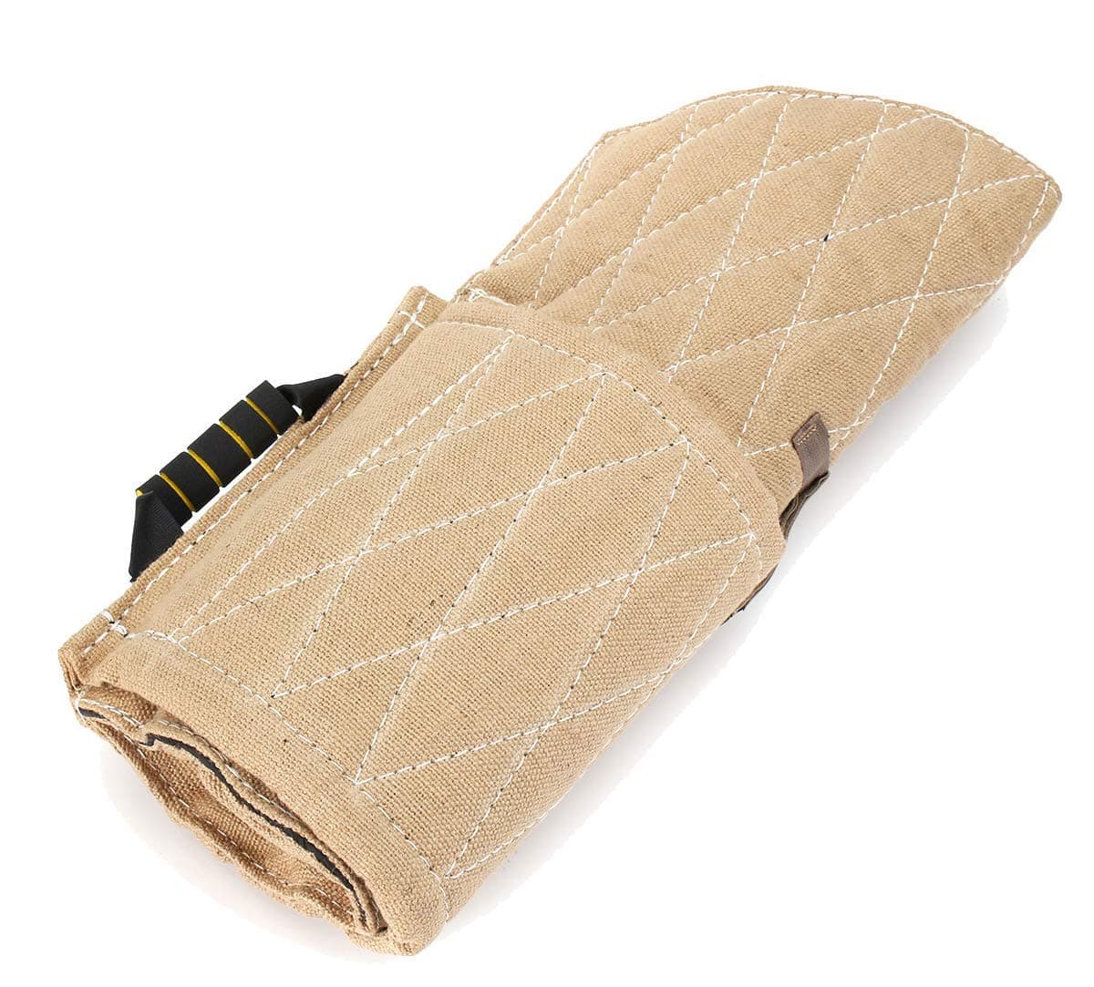 Morezi Dog Bite Sleeve Training Large Dogs, Fits Pitbull German Shepherd, K9, IPO, Best for Young Dogs Puppy Playing Biting Tugging Toy Interactive Play - Yellow