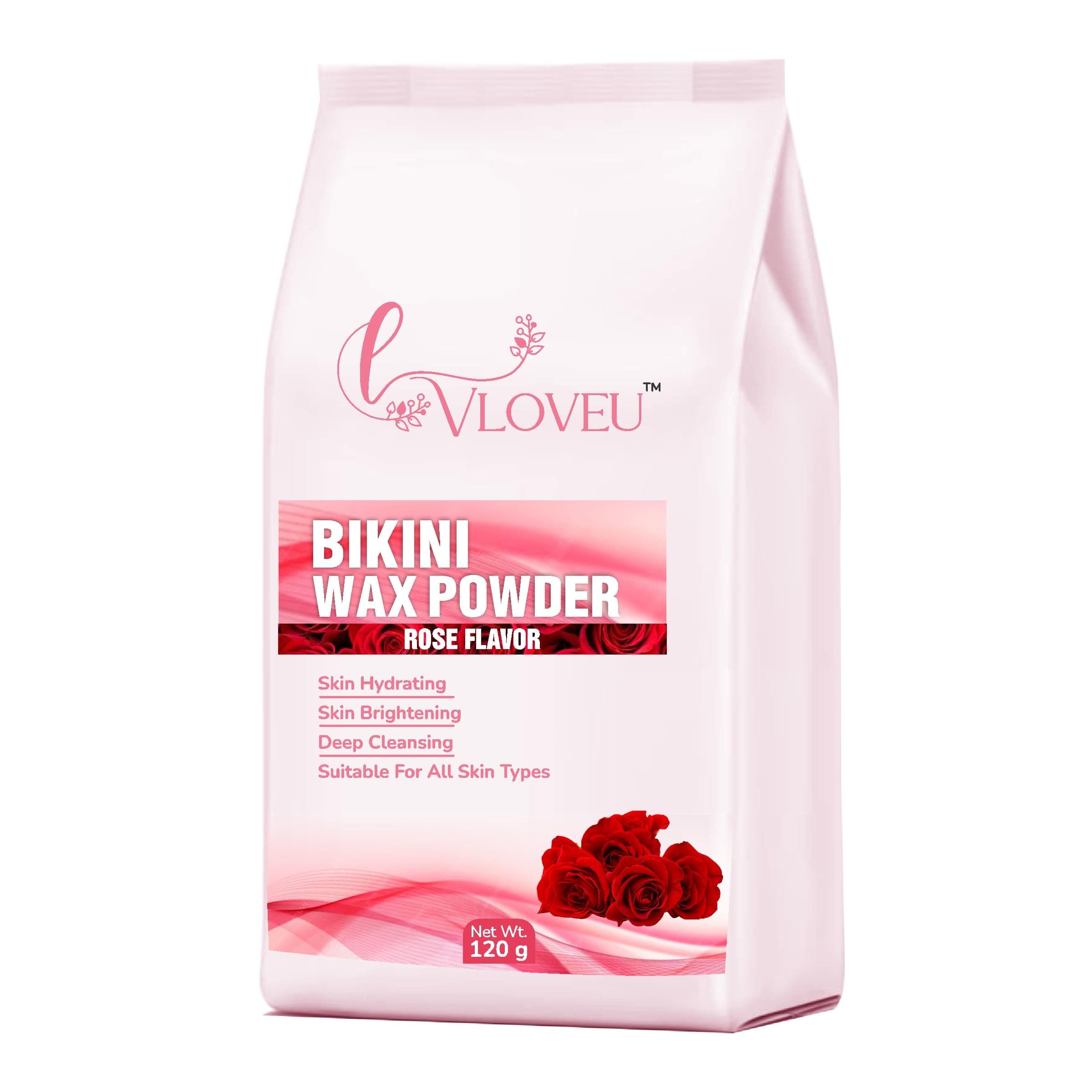 Bikini Wax Powder for Women - 5 Minutes Painless Herbal Wax Powder for Hair Removal Easy to use at home, No chemicals - No Irritation, No Skin rashes for Women and Girls - Pack of 1 (120g)