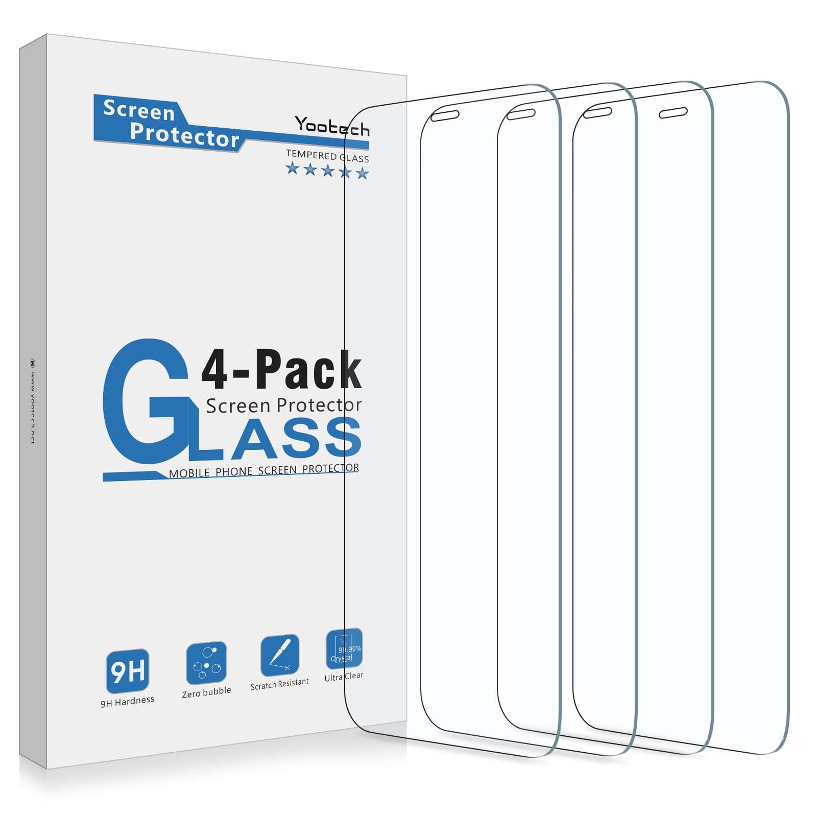 Yootech Tempered Glass Screen Guard Case Friendly Screen Protector For Iphone 12 /Iphone 12 Pro Cellphone(6.1 Inches, 2-Pack)