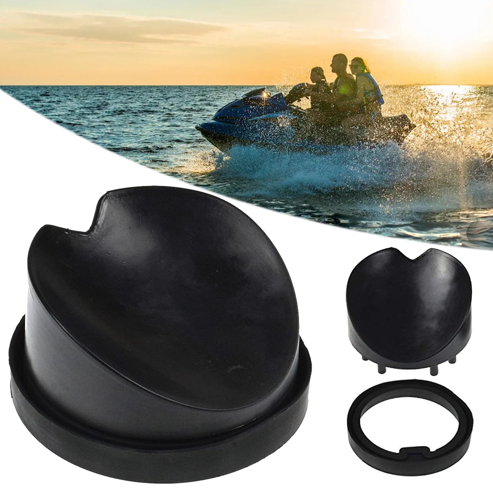 Manhole Cover Clean Out Pump Repair Set Kit for 2000-2016 Yamaha Jet Boat F0R-67609-09-00