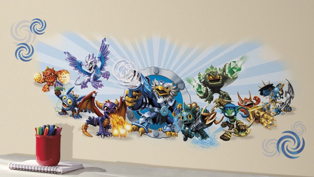RoomMates Skylanders Classic Wall Graphic Peel and Stick Wall Decals