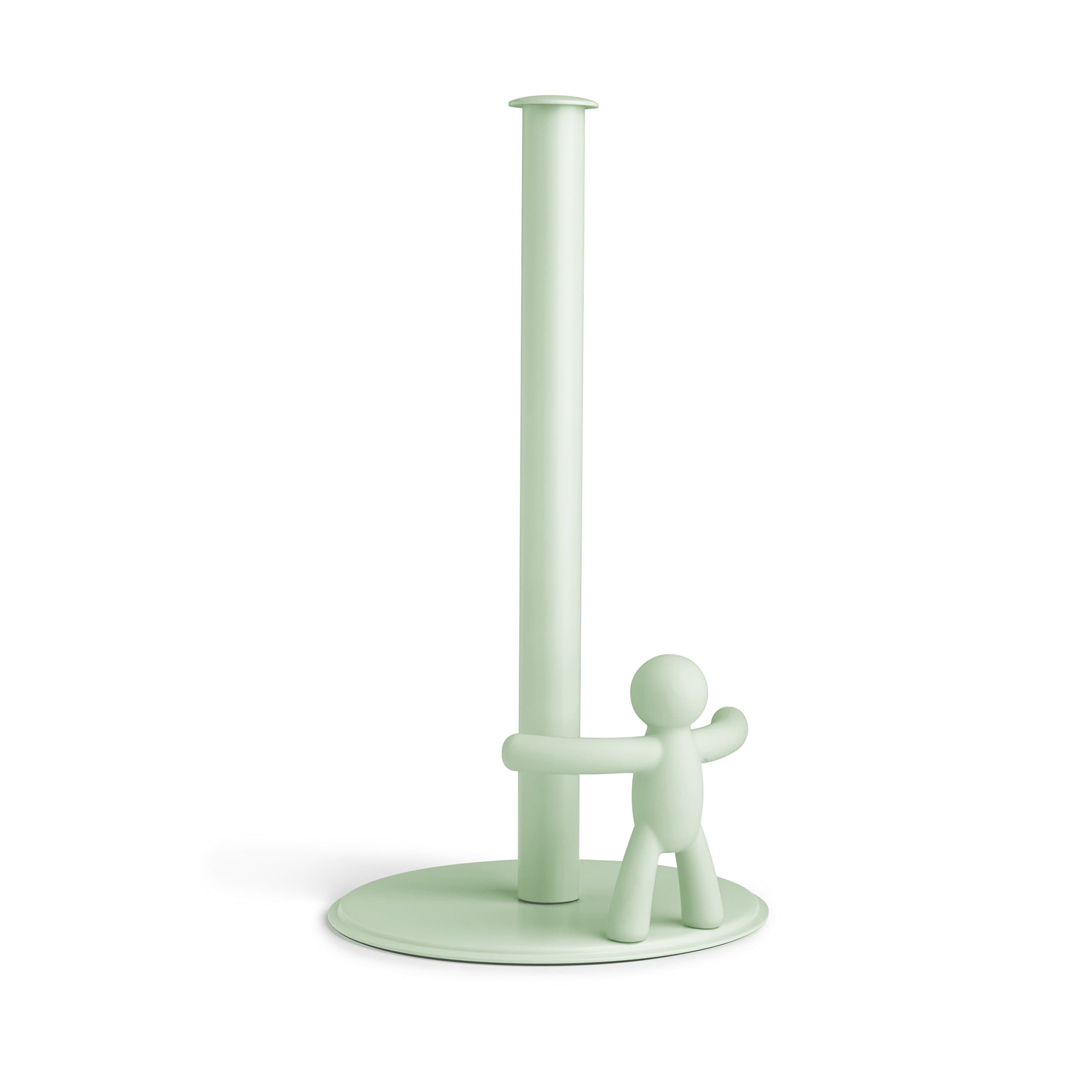 Umbra Buddy Paper Towel Holder Stand for Kitchen Countertop, Unique Dispenser, Mint Green