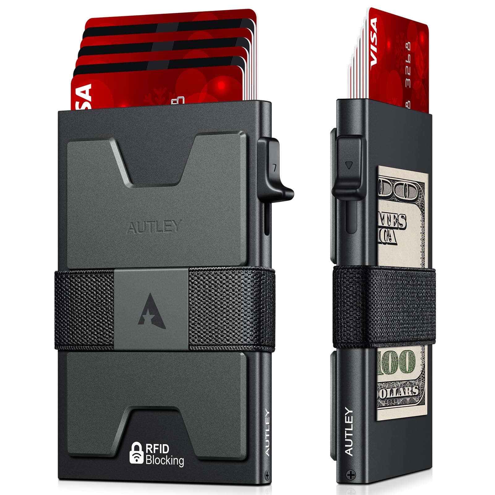 AUTLEY Card Holder, Black