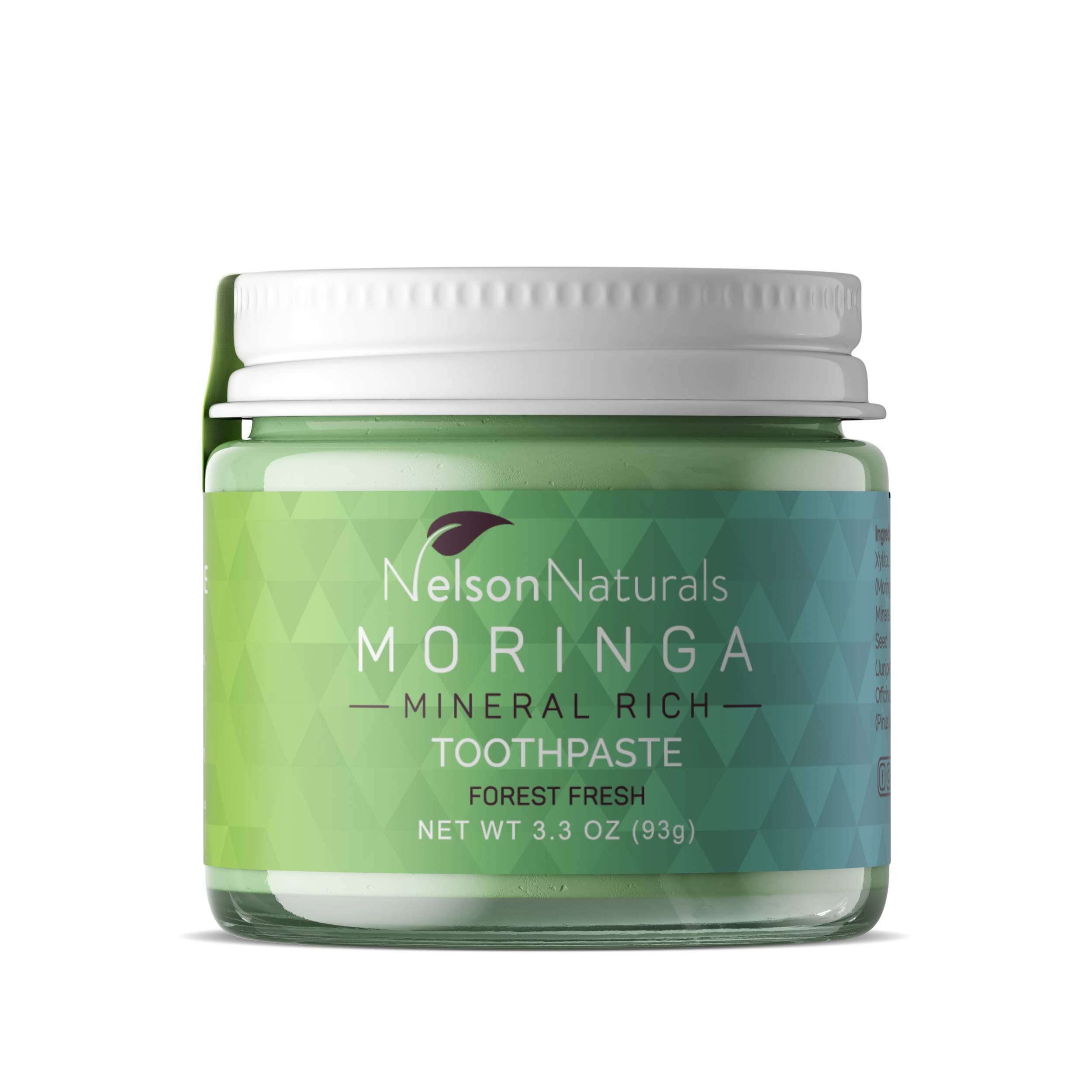 Nelson Naturals Moringa Mineral Rich Fluoride Free Toothpaste 2 oz