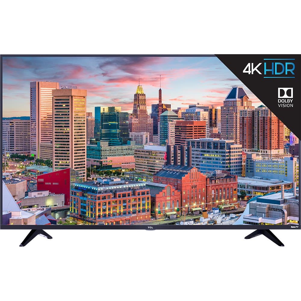 TCL 49S517 49-Inch 4K Ultra HD Roku Smart LED TV (2018 Model)