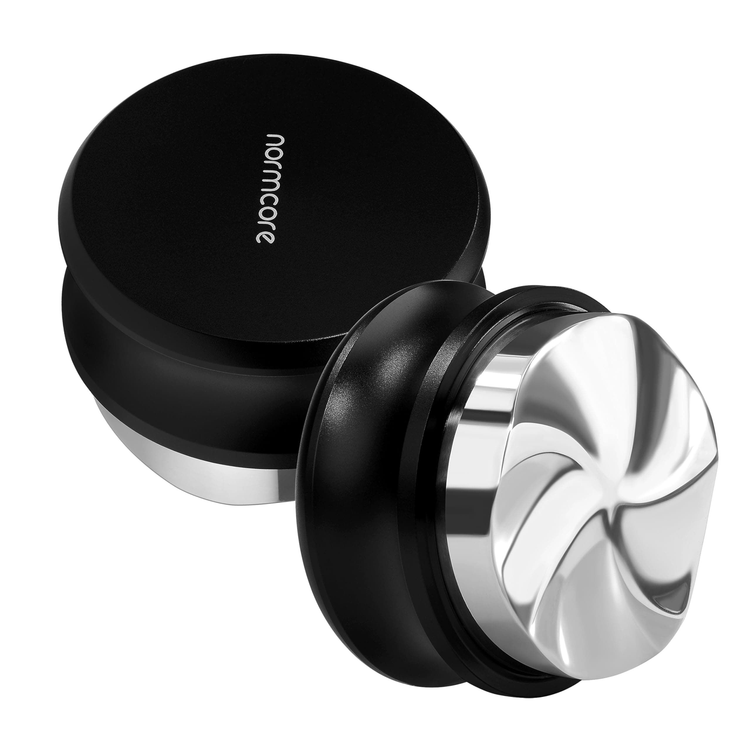 Normcore 58.5mm Gravity Distribution Tool, Gravity Adaptive Espresso Distributor, Espresso Coffee Leveler Tool for 58mm Bottomless Portafilter, 304 Stainless Steel 5 Blade base