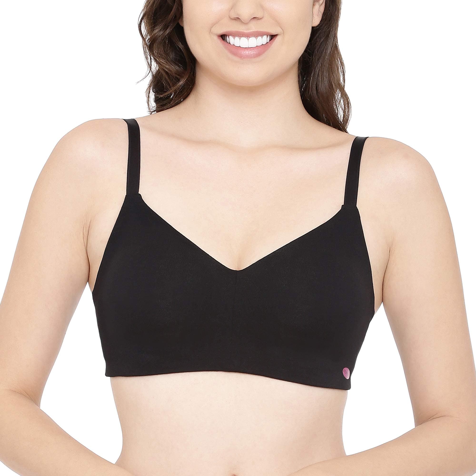 - Women's Everyday Cotton T-Shirt Bra - Non-Padded, Non-Wired, Full-Coverage, Pinch-Free, Ultra-Smoothing Design
