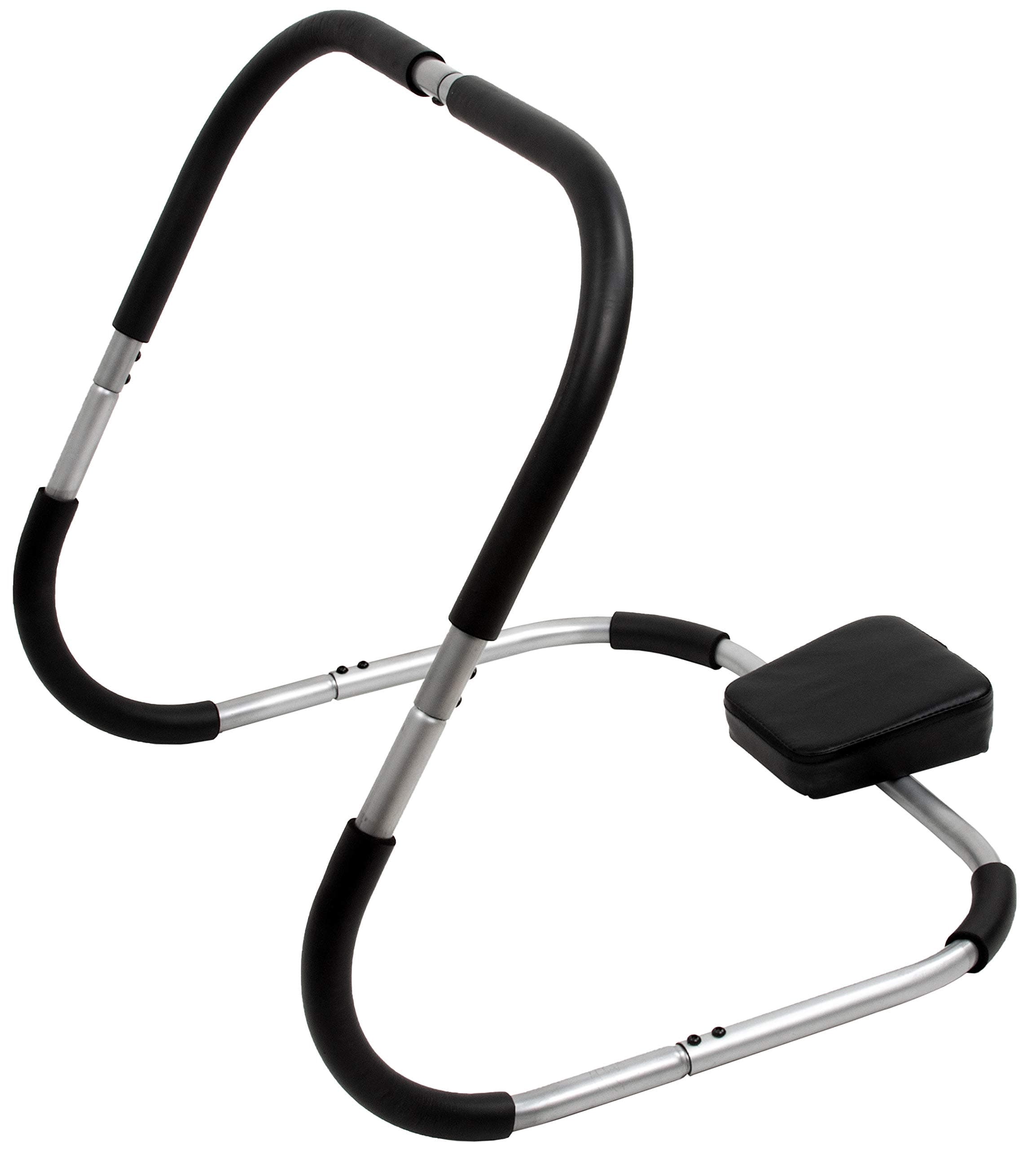 BalanceFrom AB Trainer Abdominal Machine Exercise Crunch Roller Workout Exerciser, Black