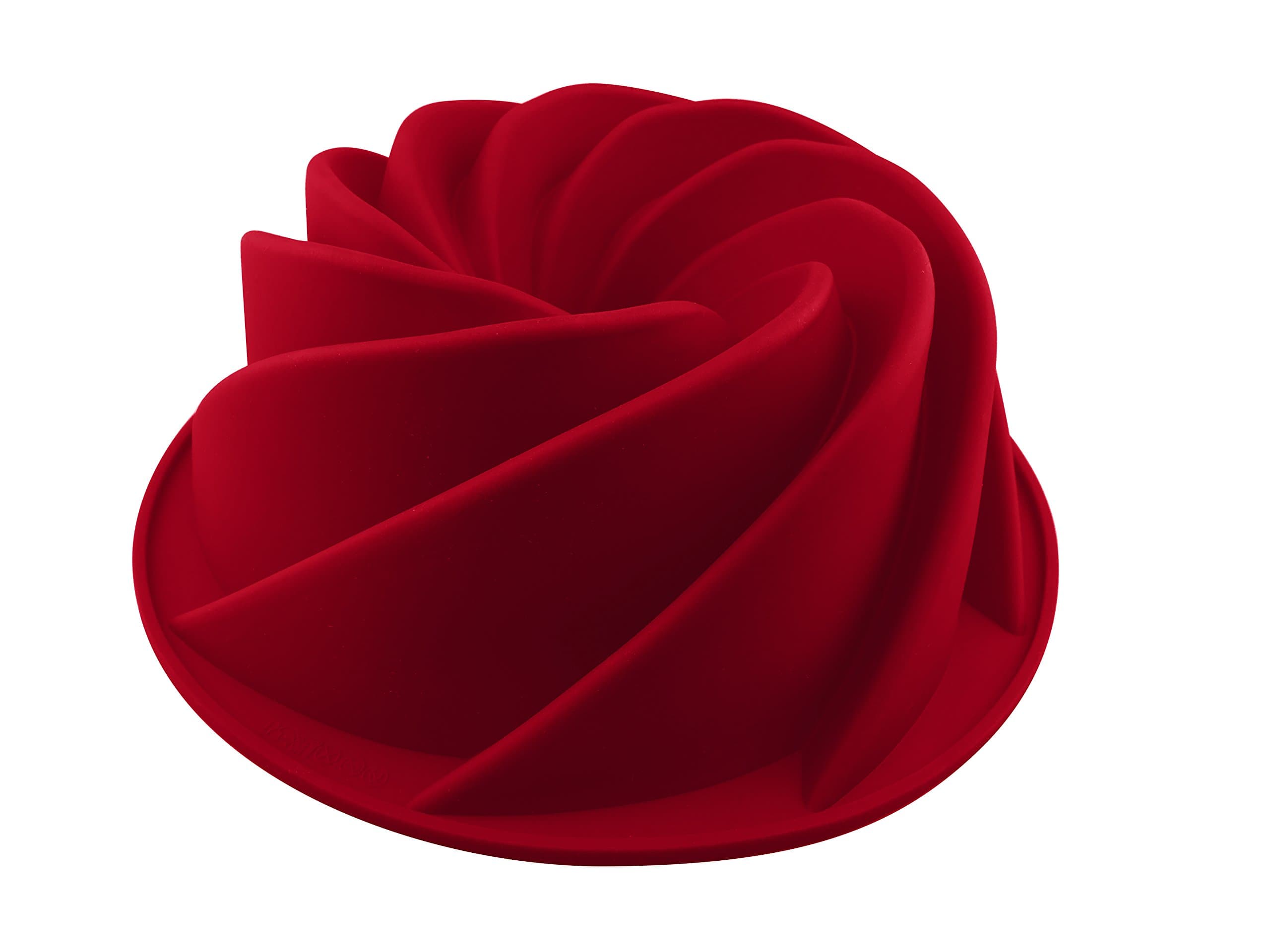 More Cuisine Essentials, 3 DAY September SALE, Eco-Friendly - Non-Stick- Silicone Bundt Pan. Commercial Grade Silicone Cake Pan; Burgundy