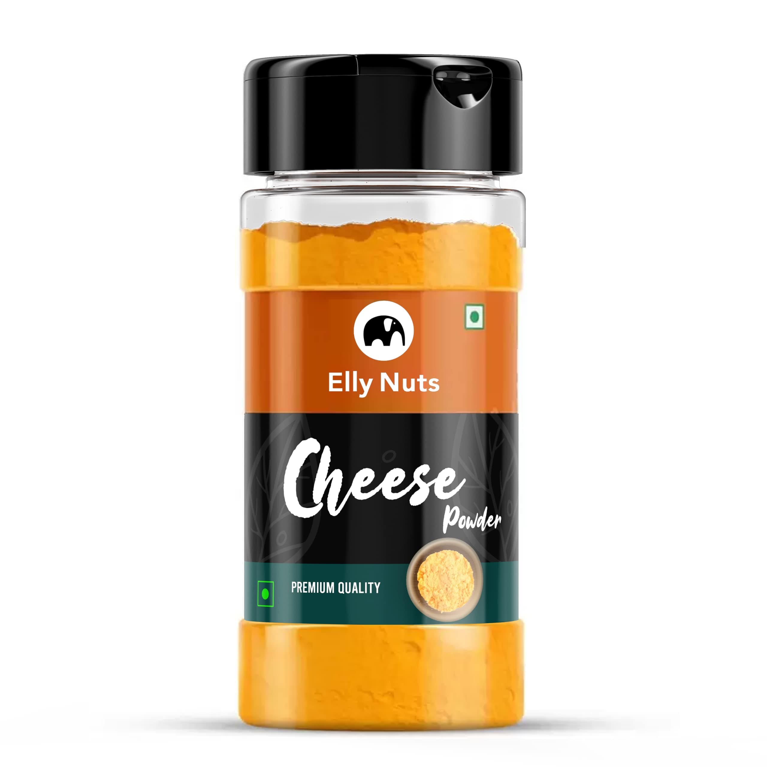 Elly Nuts Cheese Powder Seasoning for Popcorn, Pasta, Pizza, Nachos, Fries Masala (200gm) - Diwali Gift Pack